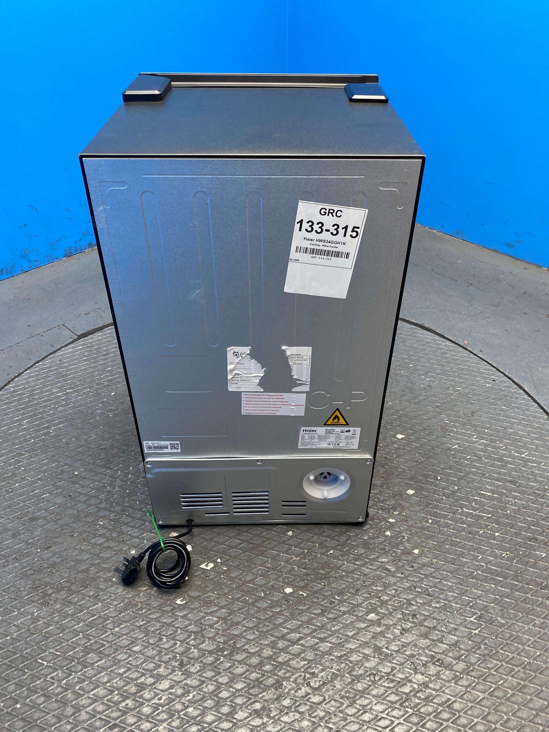 Haier HWS34GGH1K Series 3 34 Bottle Wine Fridge