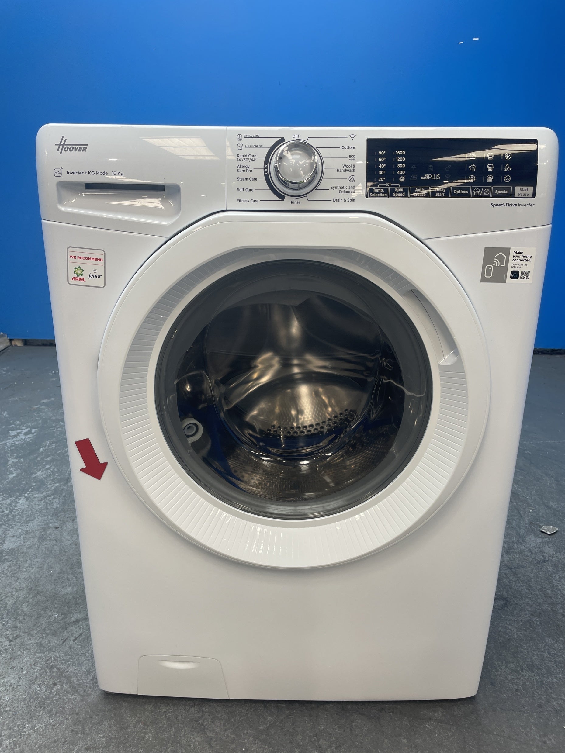 #GRC-160-223 - Hoover H-WASH 350 H3WPS6106TAM6-80 10kg 1600rpm Washing Machine