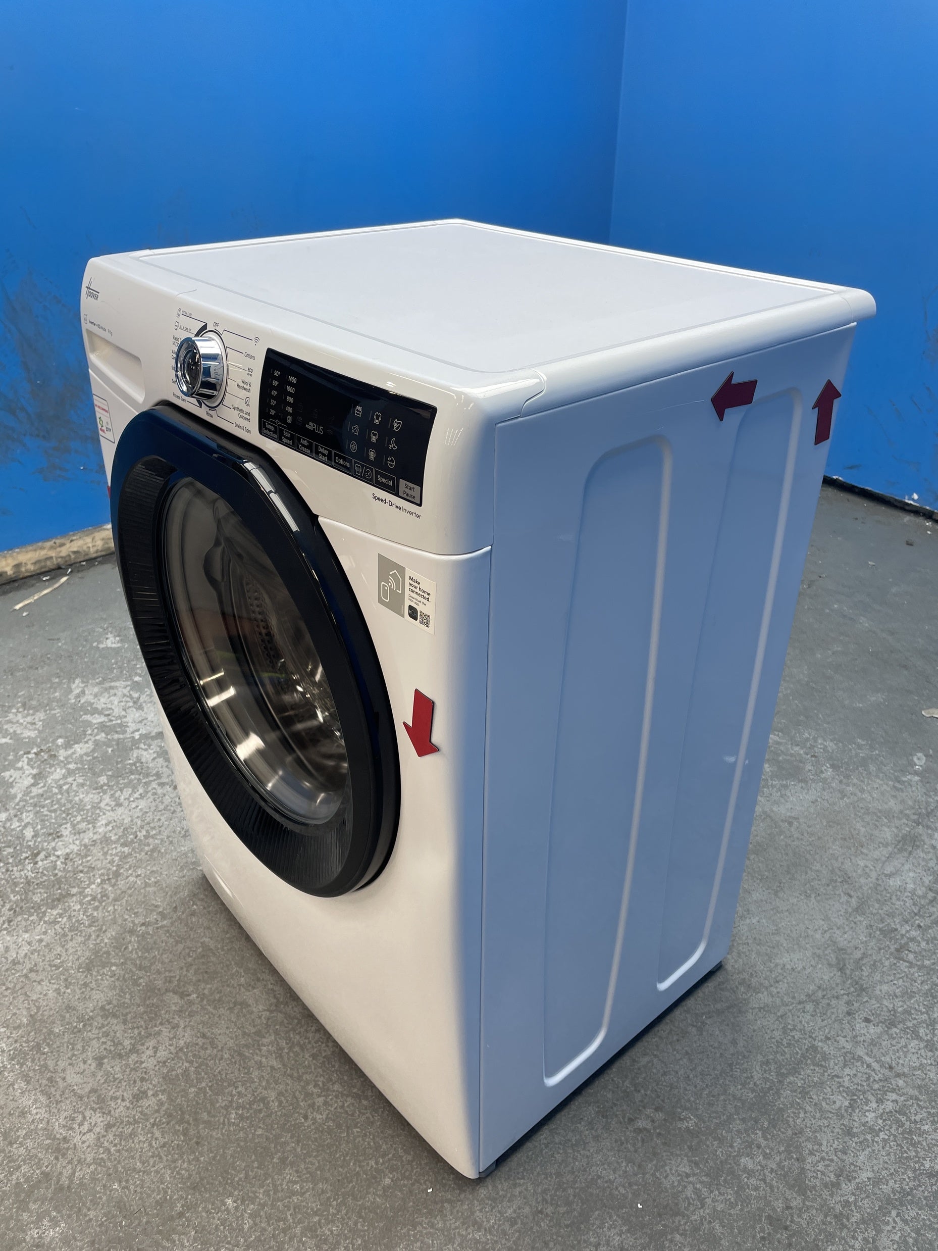 #GRC-158-635 - Hoover H3WPS496TAMB6 9kg 1400 Spin Washing Machine
