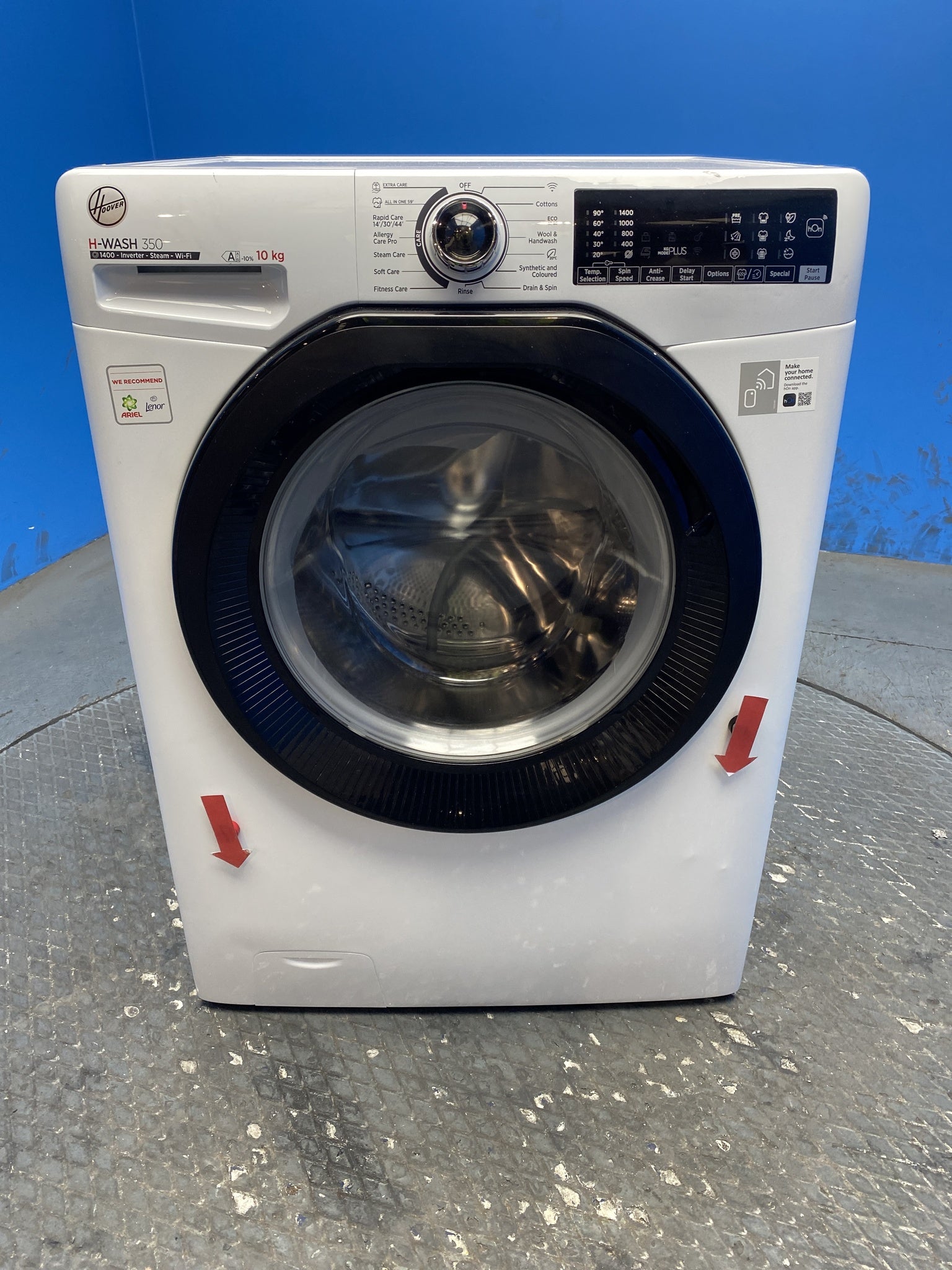 Hoover H3WPS4106TMB6 10kg 1400 Spin Washing Machine