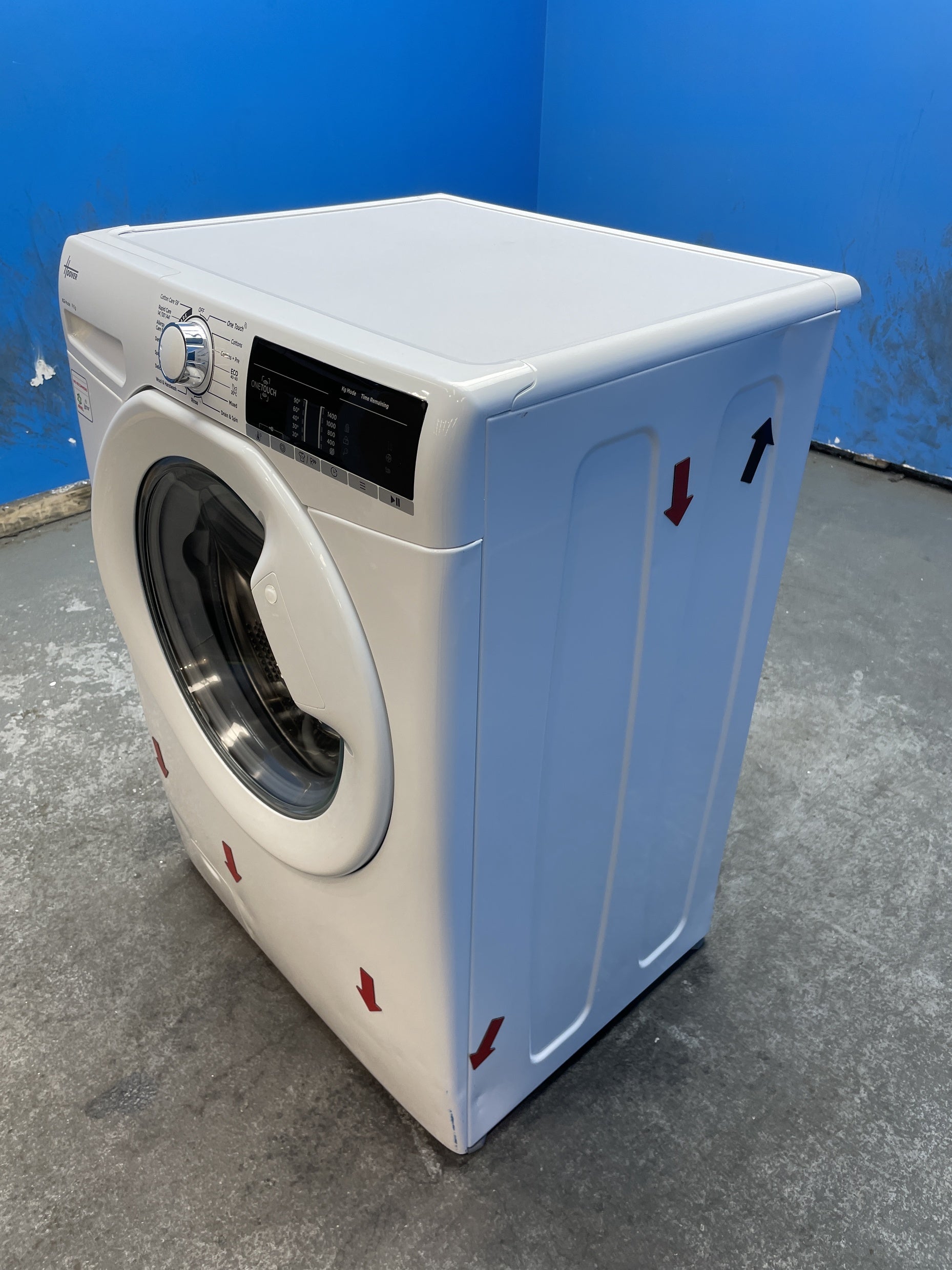 #GRC-160-337 - Hoover H-WASH 300 LITE H3W 49TA4 9kg 1400 Spin Washing Machine