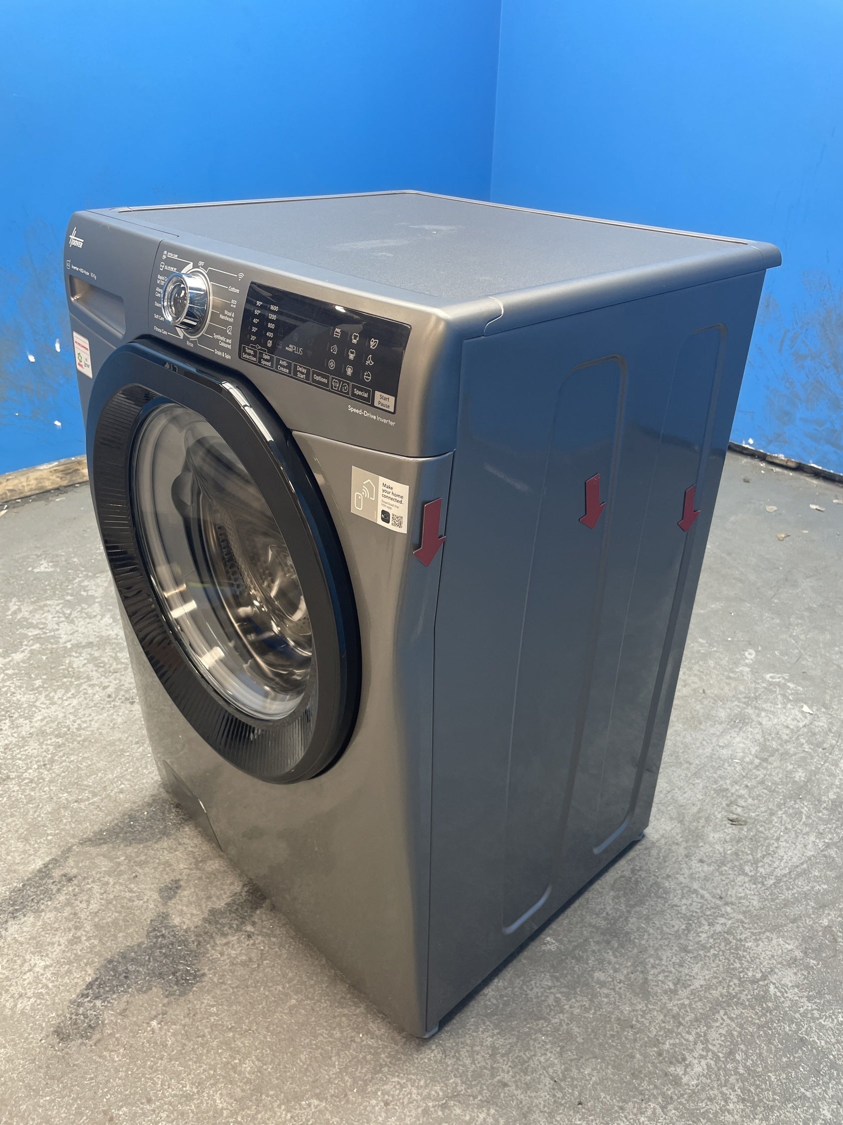 #GRC-159-560 - Hoover H3WPS6106TAMBR80 10kg 1600rpm Washing Machine