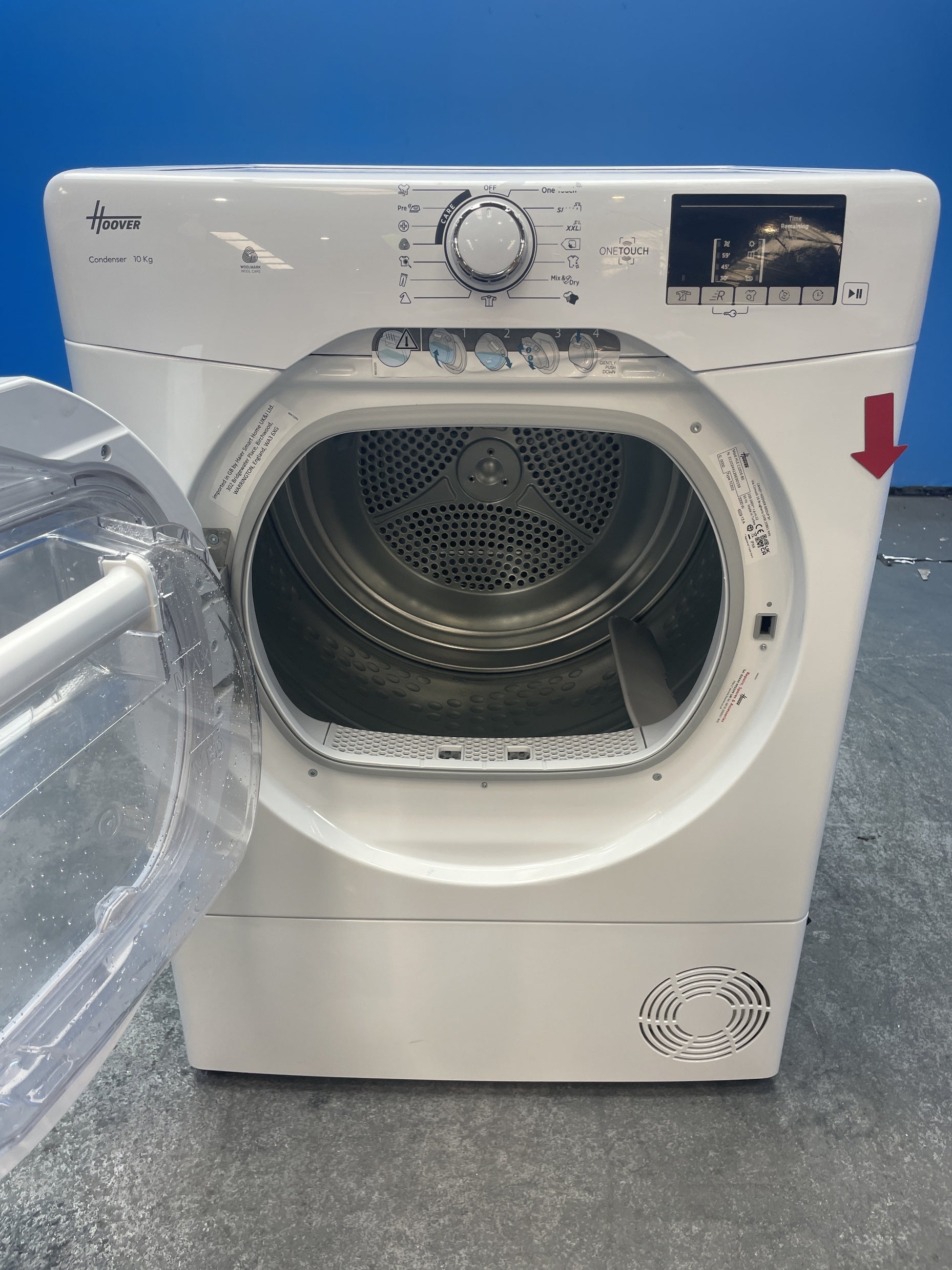 #GRC-159-210 - Hoover H-DRY 300 HLE C10DE-80 10kg Condenser Tumble Dryer
