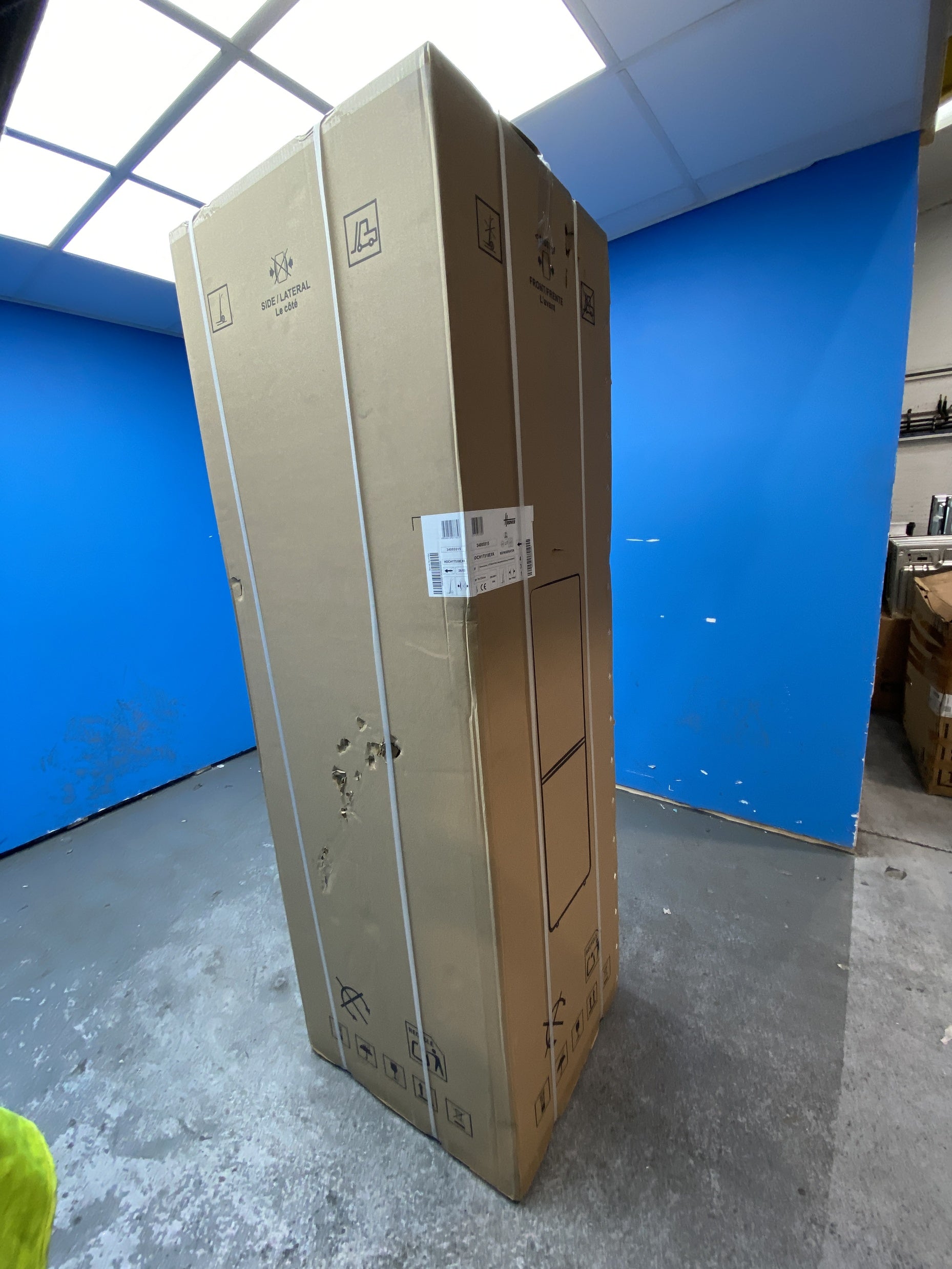#GRC-145-124 - Hoover HOCH1T518EXK 254 Litre Combi Fridge Freezer