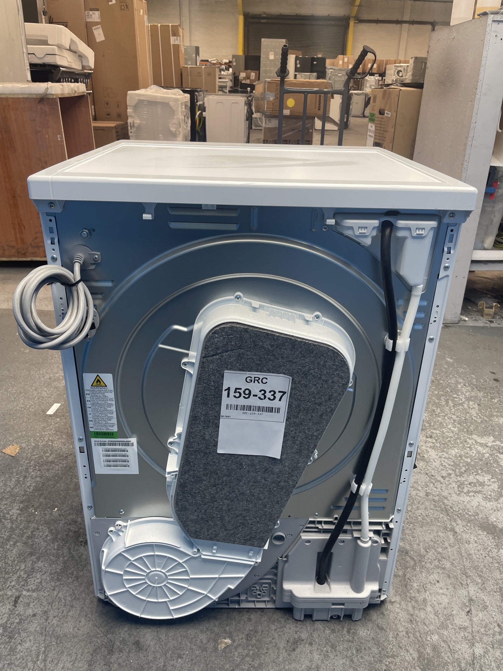 #GRC-159-337 - Hoover Pro Dry Series 3 HBR 10N2BX-80 Heat Pump Tumble Dryer