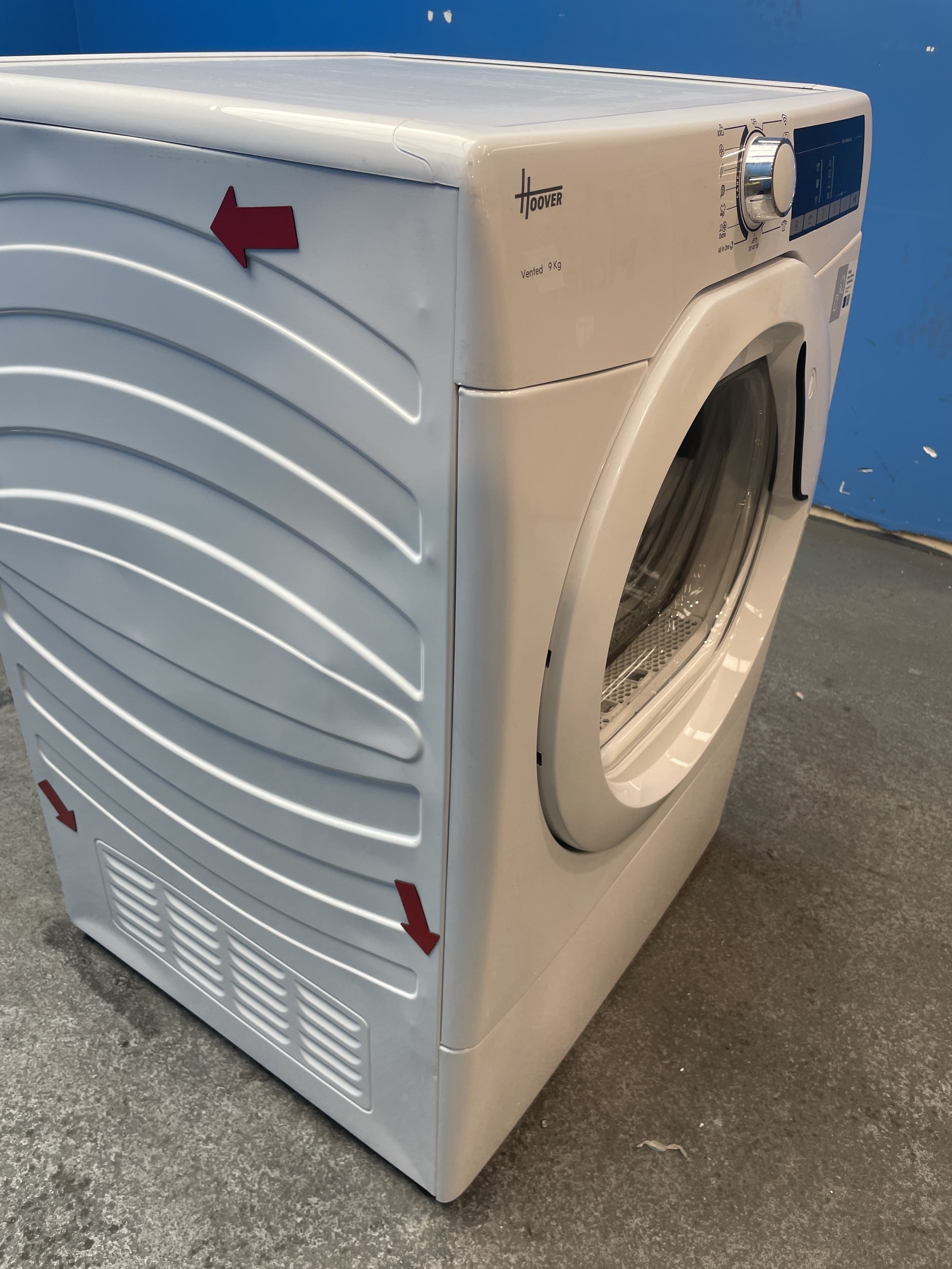 #GRC-157-159 - Hoover HLE V9TG 9kg Vented Tumble Dryer