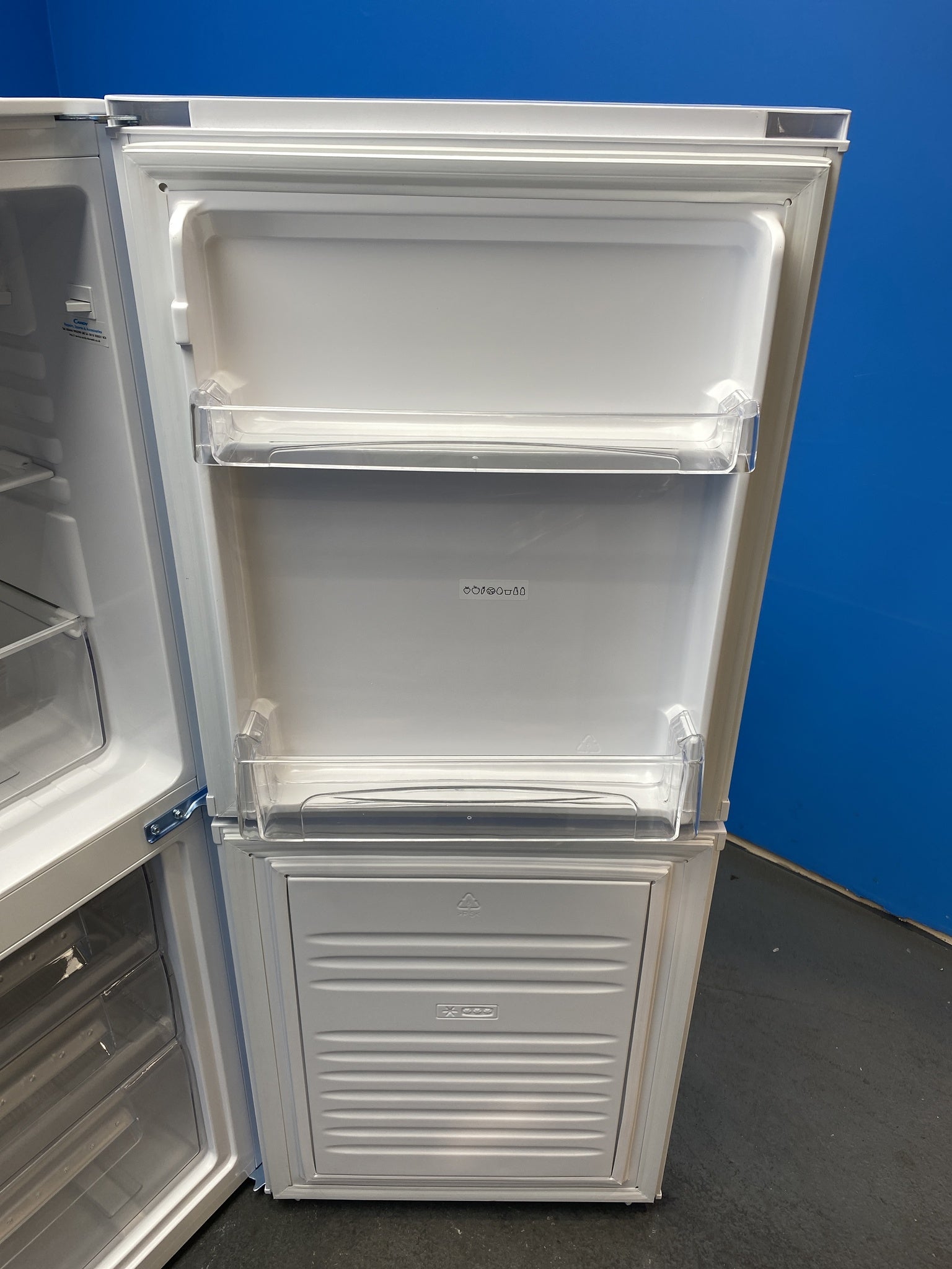Candy CCH1S513EWK 185 Litre Combi Fridge Freezer