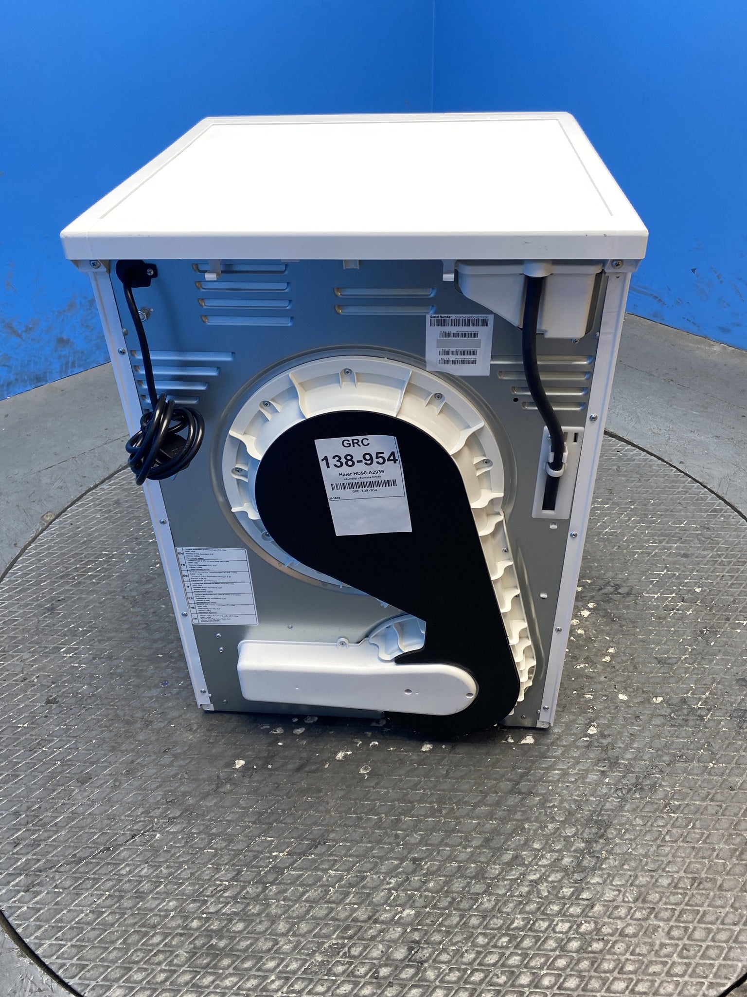 Haier HD90-A2939 Series 3 9kg Heat Pump Tumble Dryer