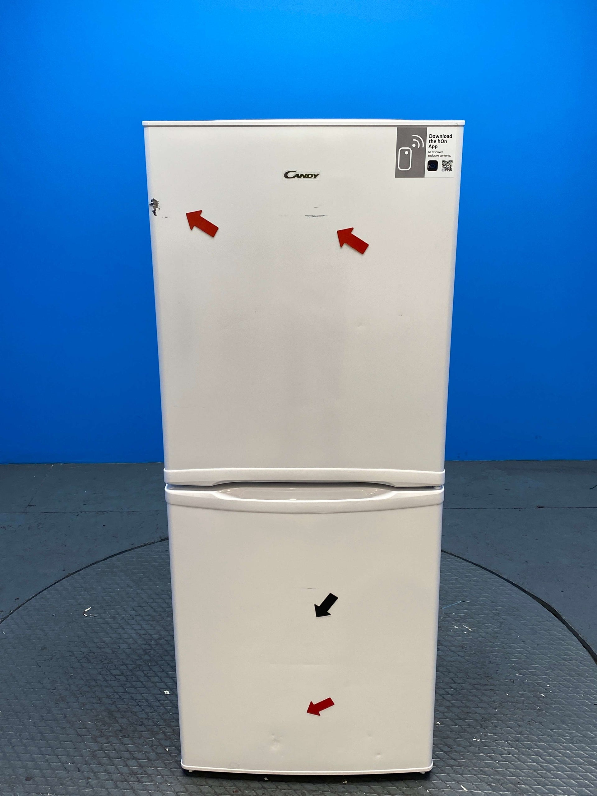 Candy CCH1S513EWK 185 Litre Combi Fridge Freezer
