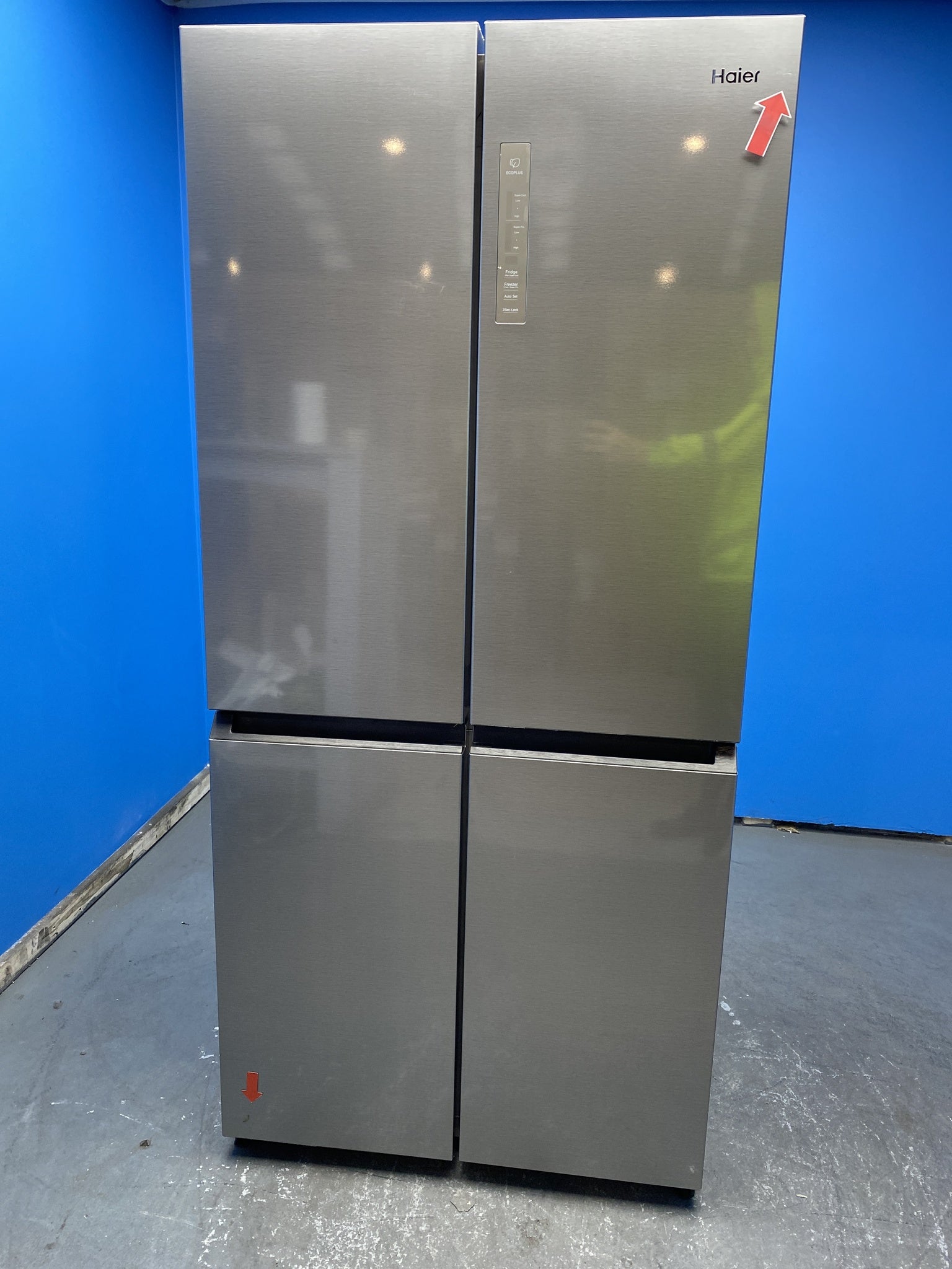 Haier HCR3818ENMG Series 3 467 Litre 4 Door Fridge Freezer