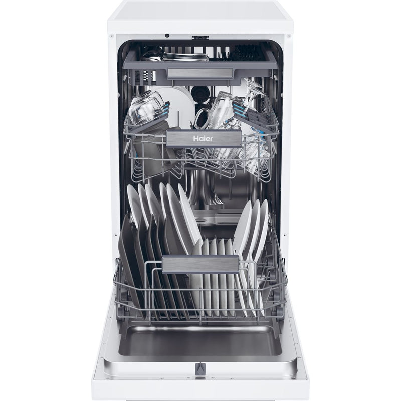 Haier XF1C3TB1FW I-Pro Shine Series 5 Slimline 10 Place Dishwasher