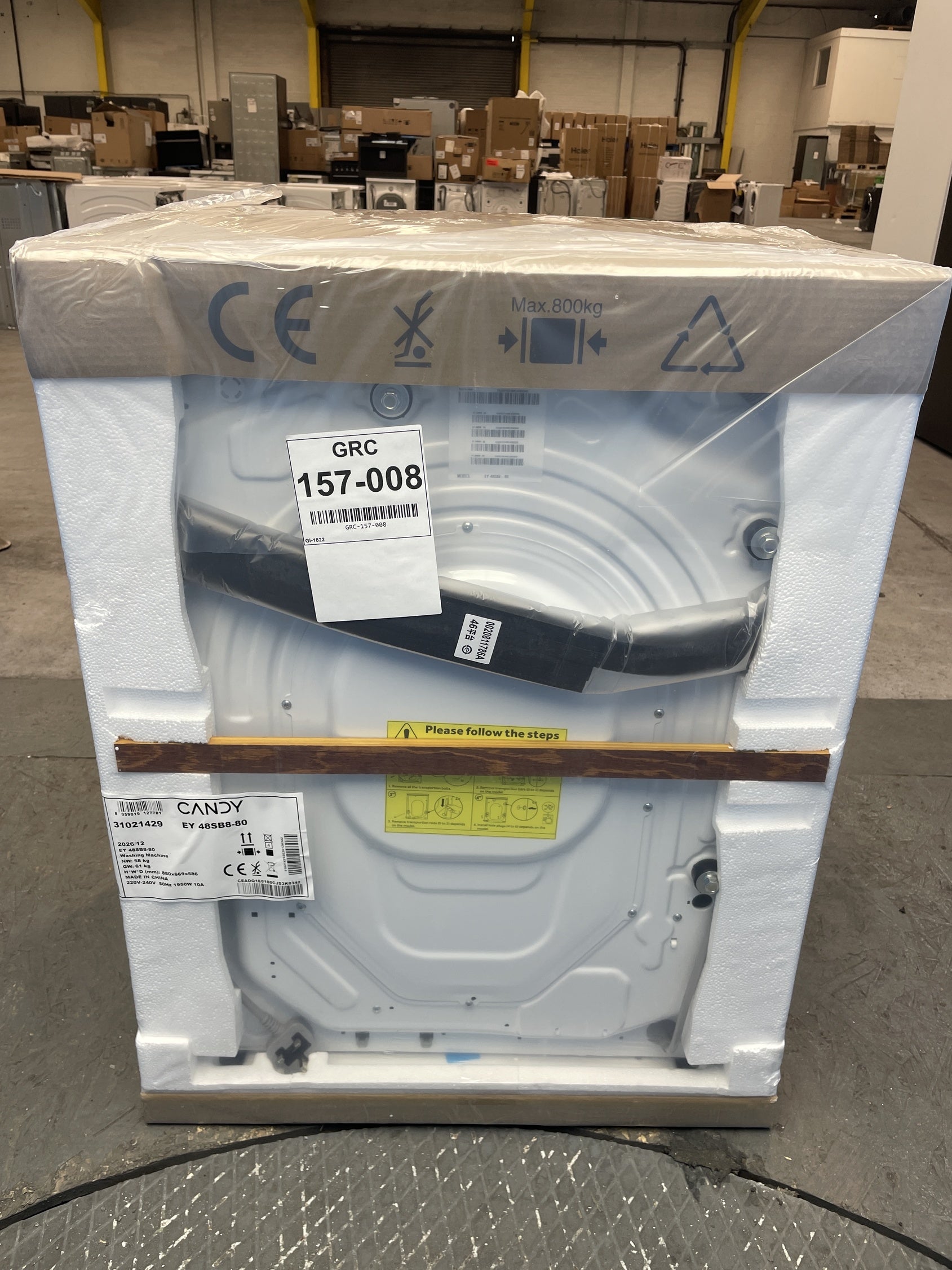 #GRC-157-008 - Candy EY 48SB8-80 8kg 1400 rpm Washing Machine