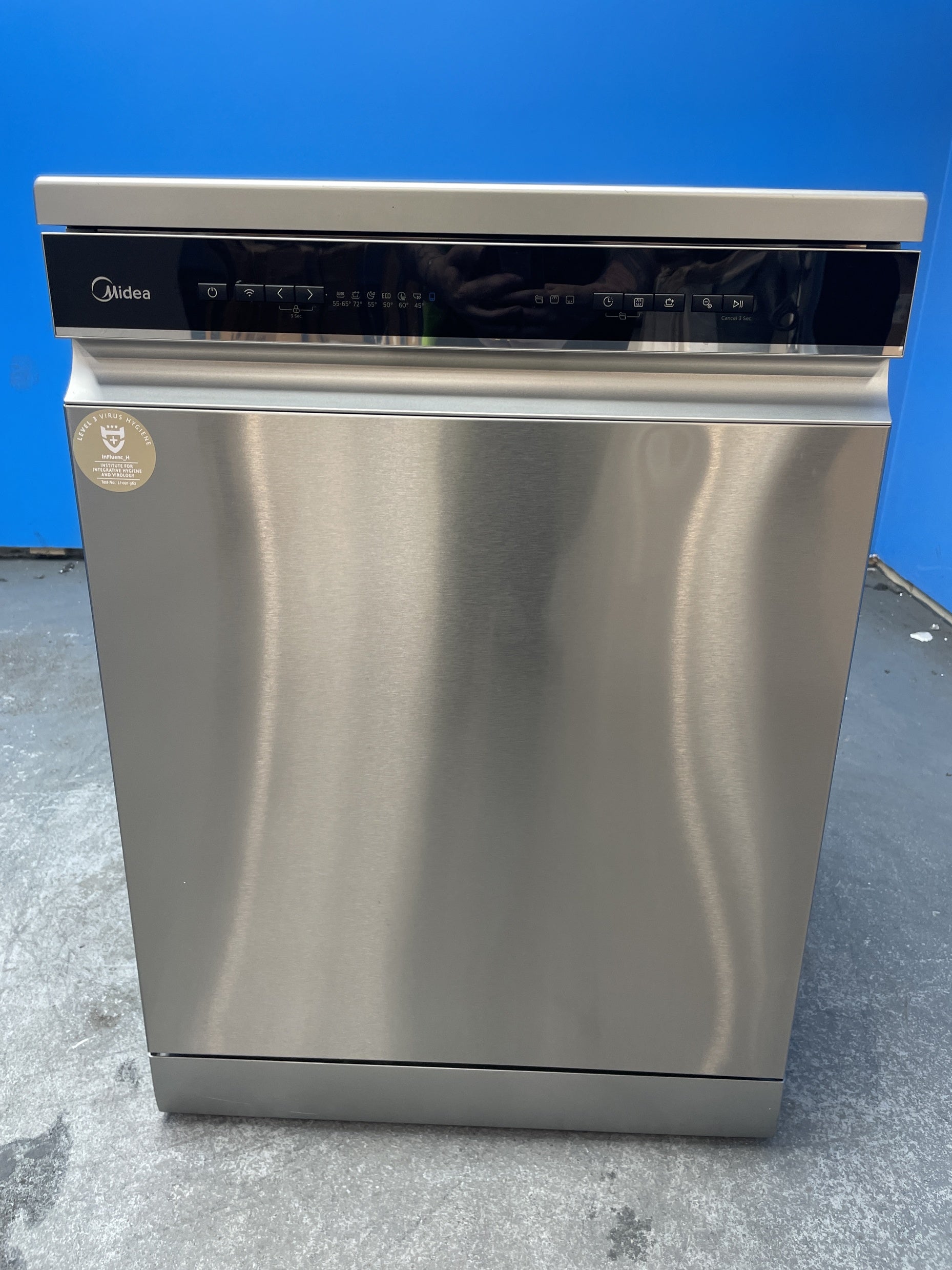 #GRC-158-751 - Midea MDWEF1433D 14 Place Full Size Dishwasher in Silver