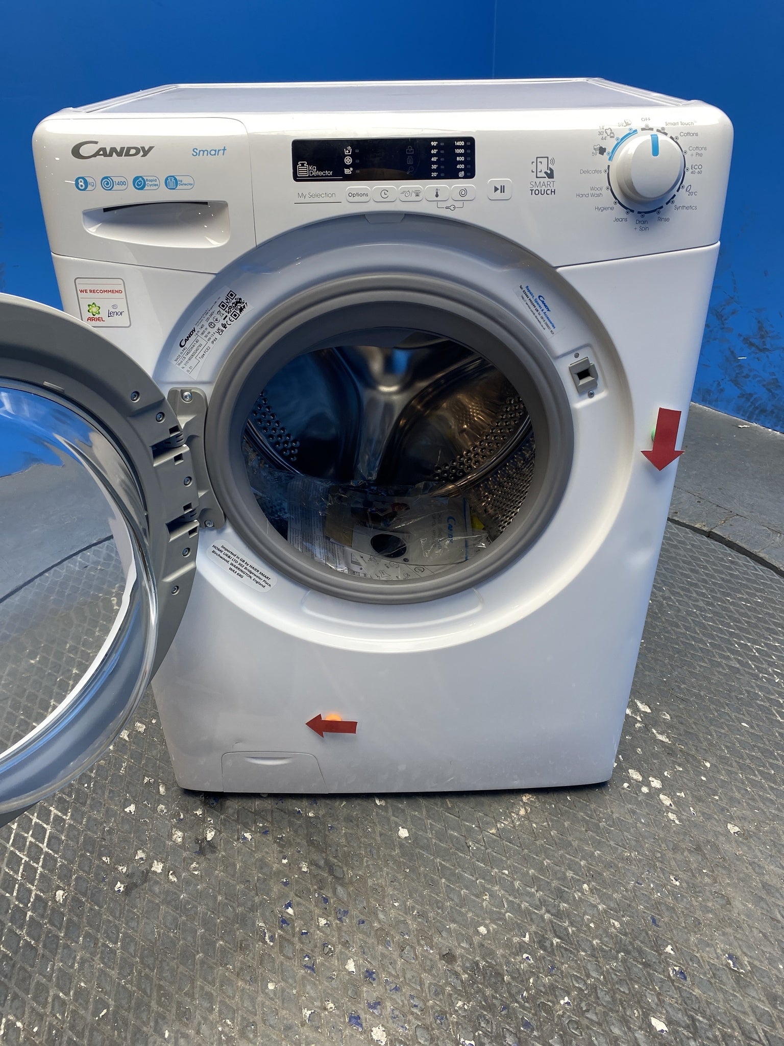 Candy CS1482DW4 8kg 1400 Spin Washing Machine
