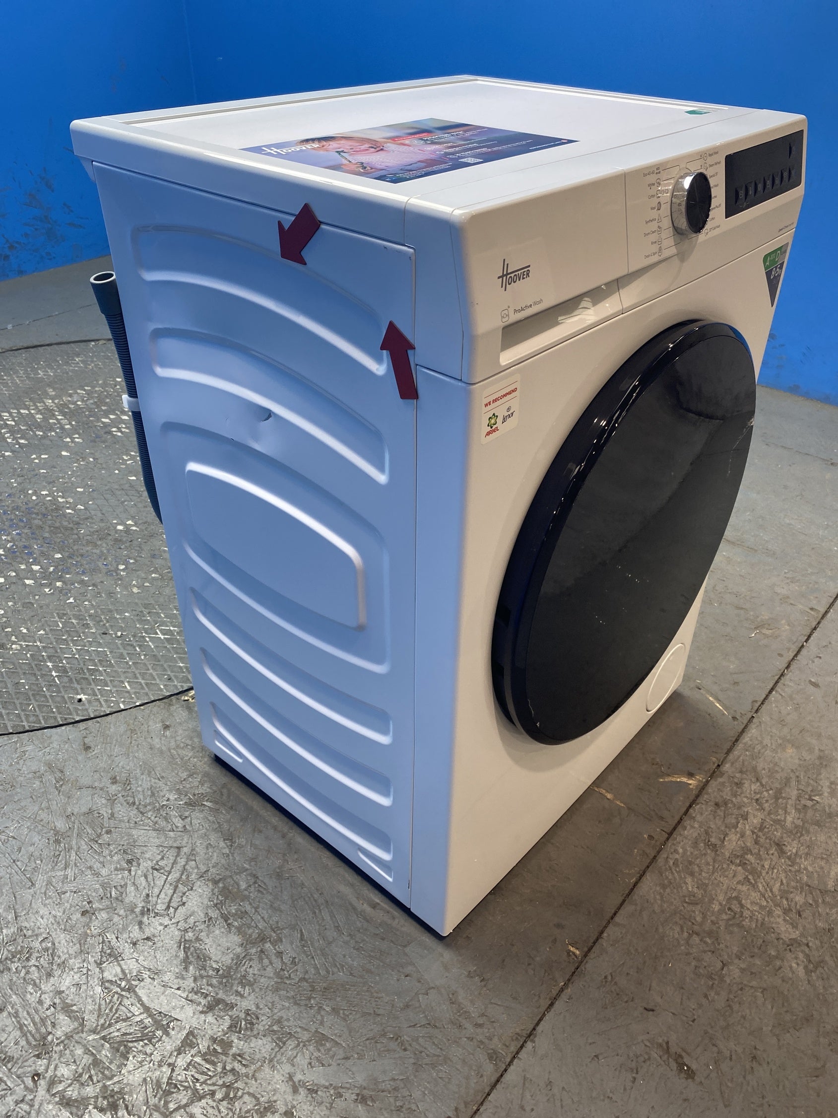 #GRC-156-850 - Hoover HBWR 485SB6-80 Pro Wash Series 3 8/5kg 1400rpm Washer Dryer