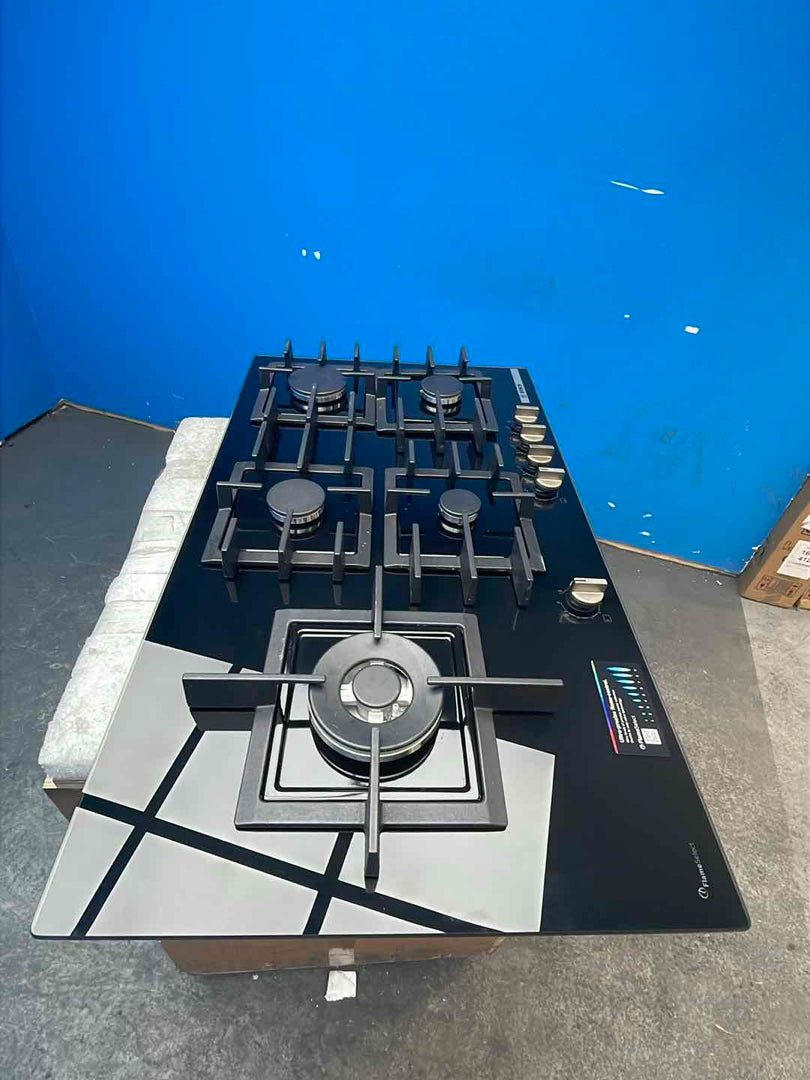 #GRC-159-656 - Bosch Series 6 PPM9A6I40 90cm 5 Burner Gas on Glass Hob