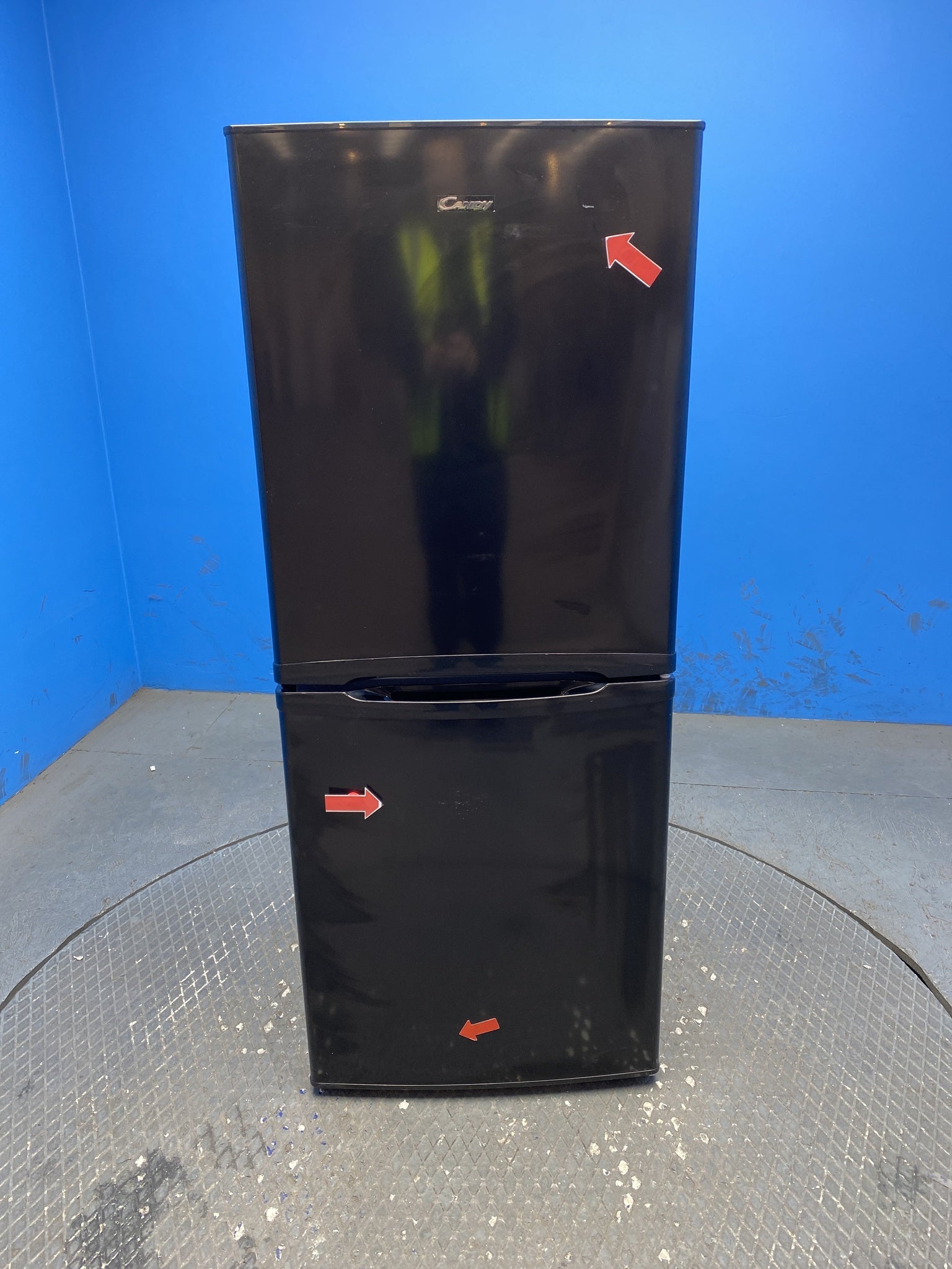 Candy CCH1S513EBK 185 Litre Combi Fridge Freezer