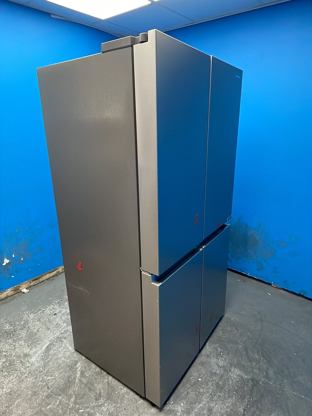 #GRC-163-589 - Hisense American Style Fridge Freezer – 609L, Stainless Steel, Total No Frost