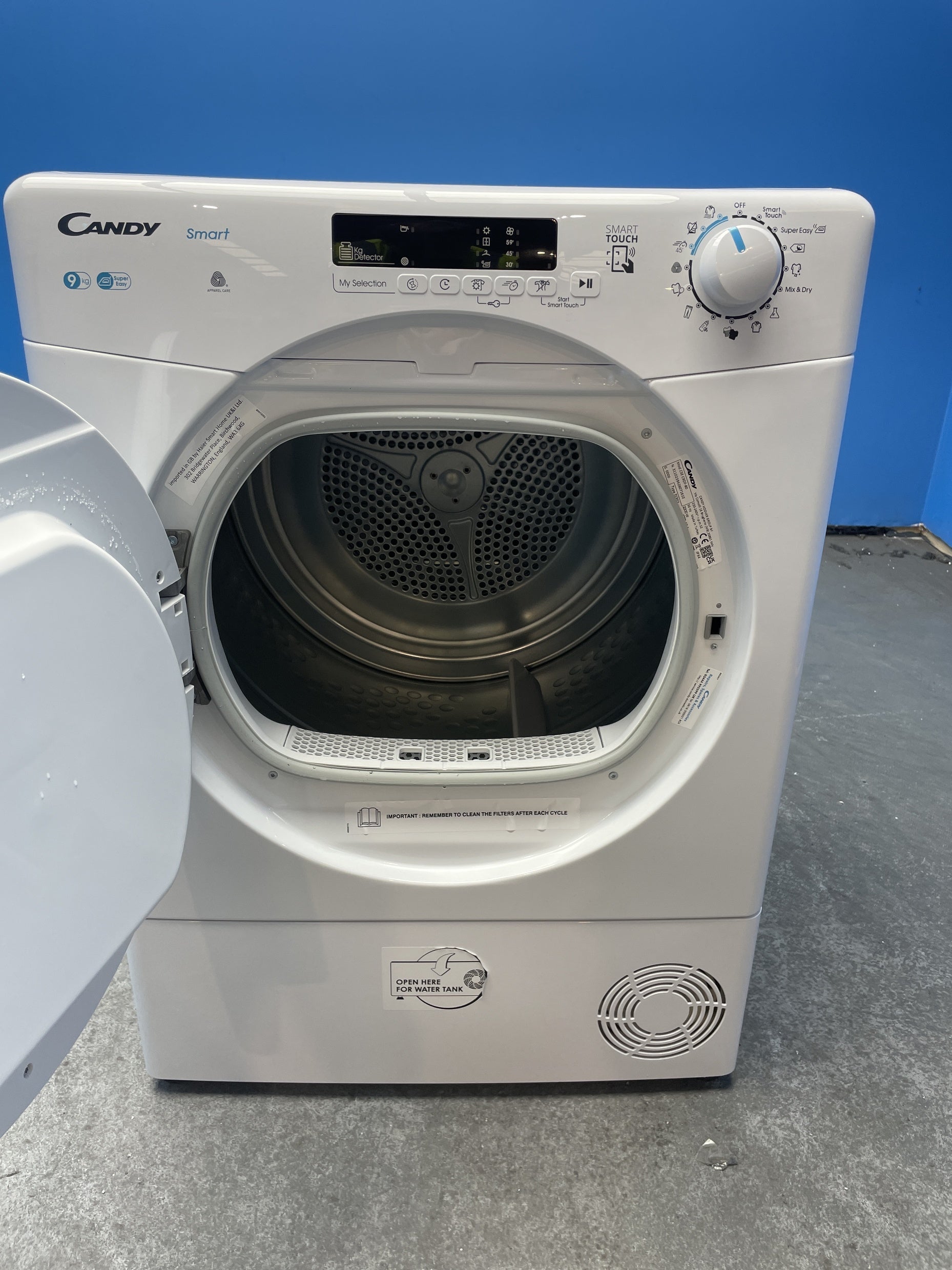 #GRC-158-386 - Candy CSE V9DF-80 9kg Vented Smart Tumble Dryer