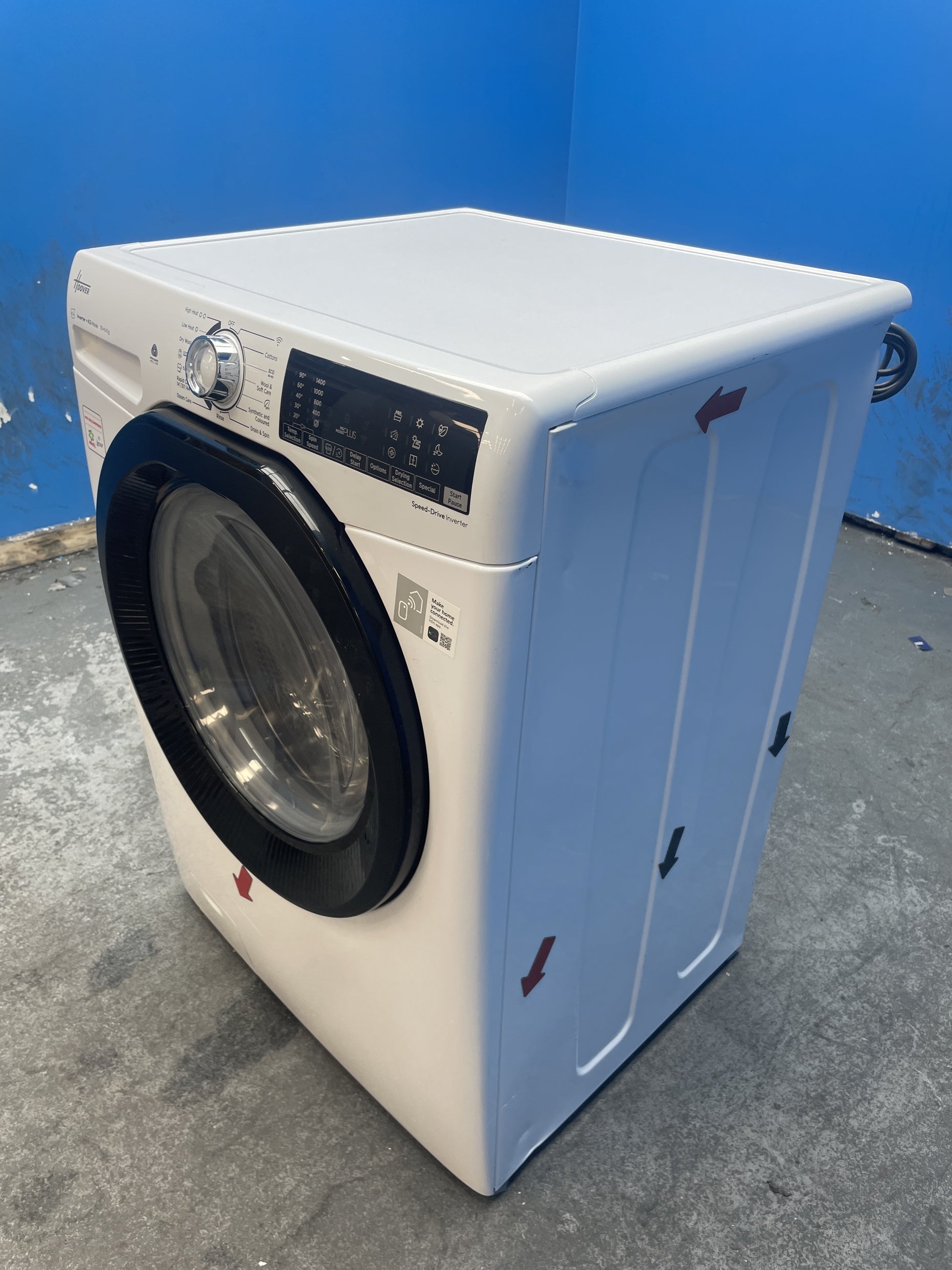 #GRC-159-289 - Hoover H-WASH 350 H3DPS41066TAMB80 10/6kg 1400rpm Washer Dryer