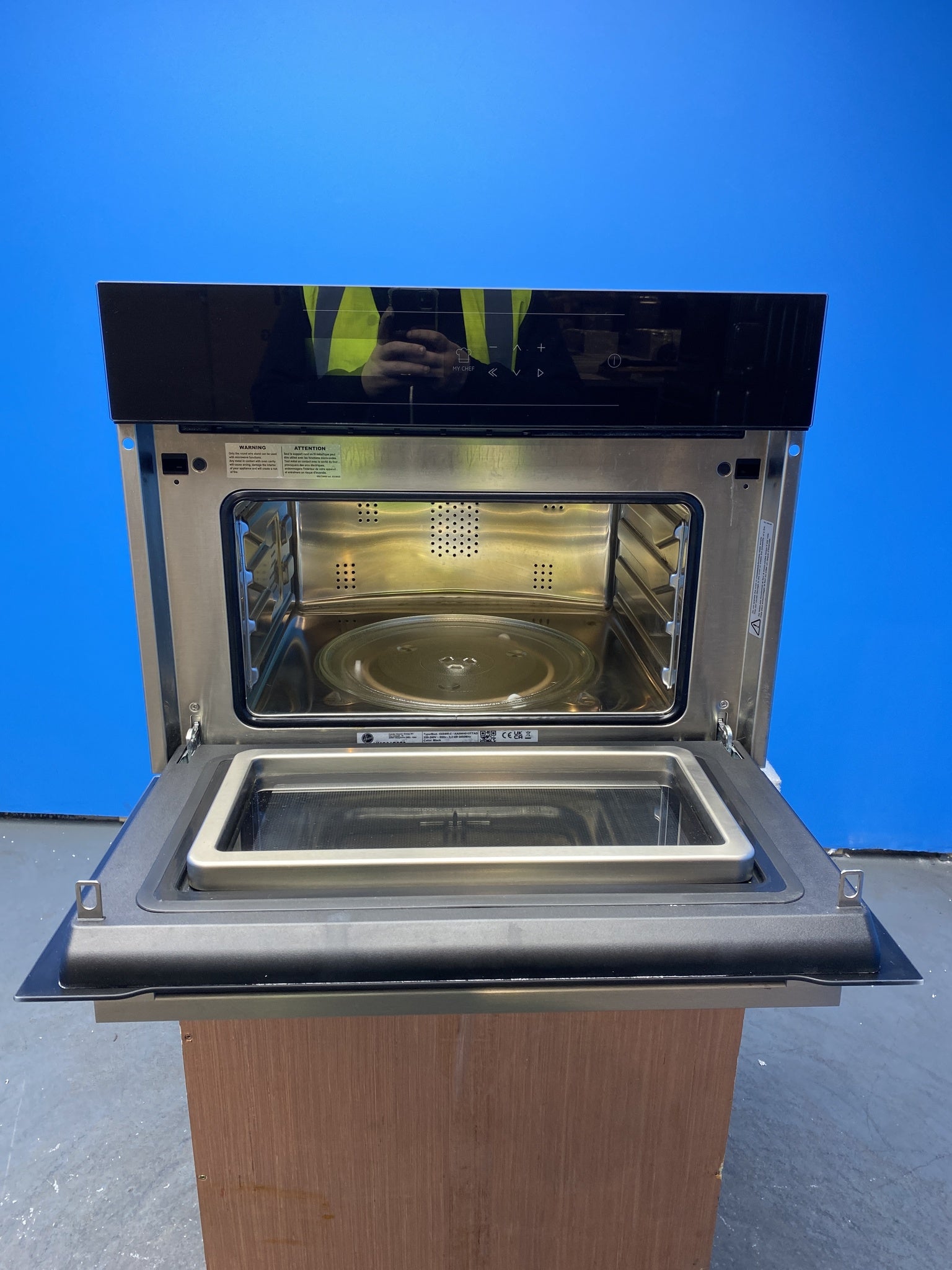 Hoover HMC34C5S0 34 Litre Built-in Combi Microwave Oven