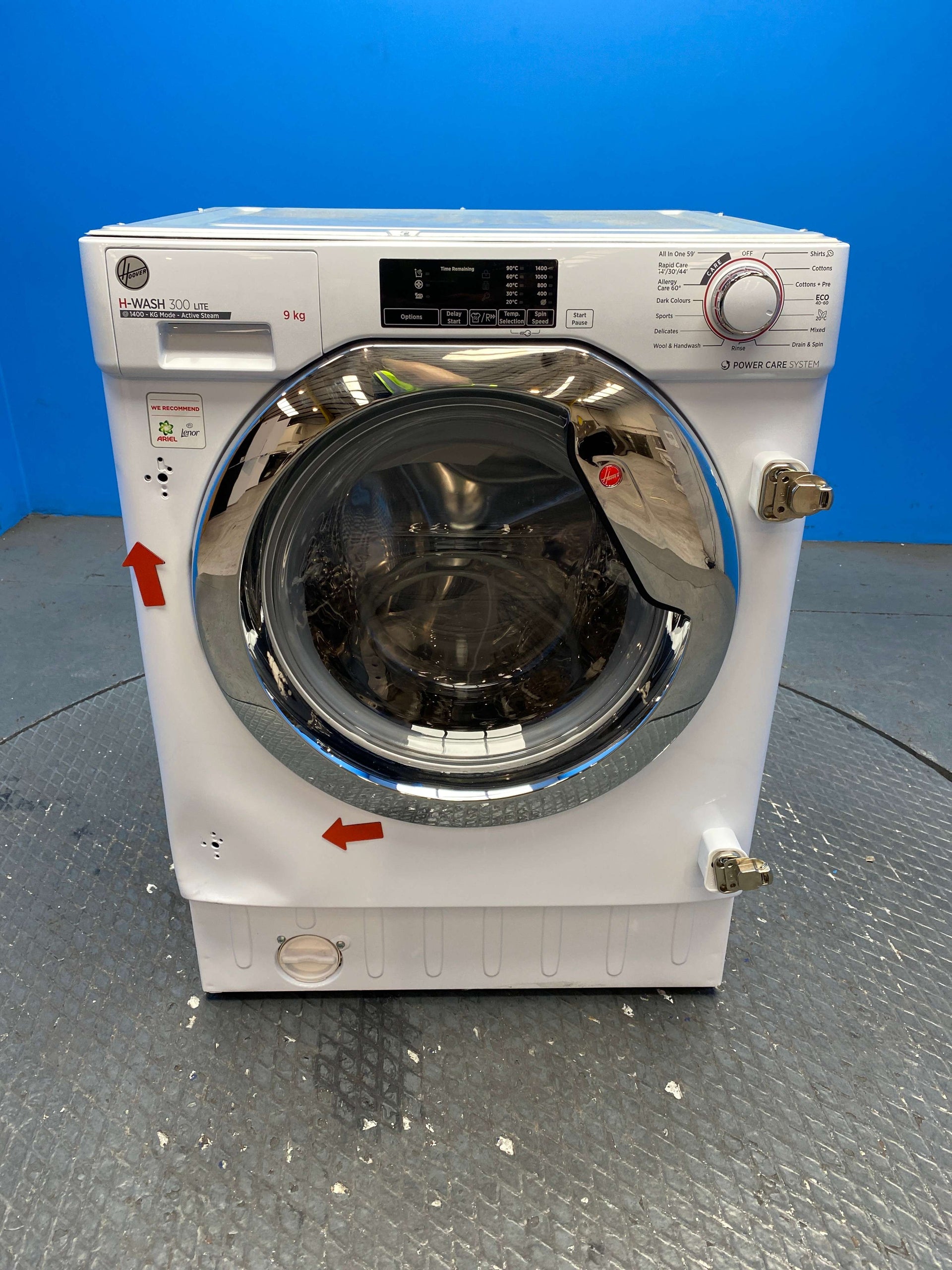 Hoover HBWS49D1ACE Integrated 9kg 1400 Spin Washing Machine