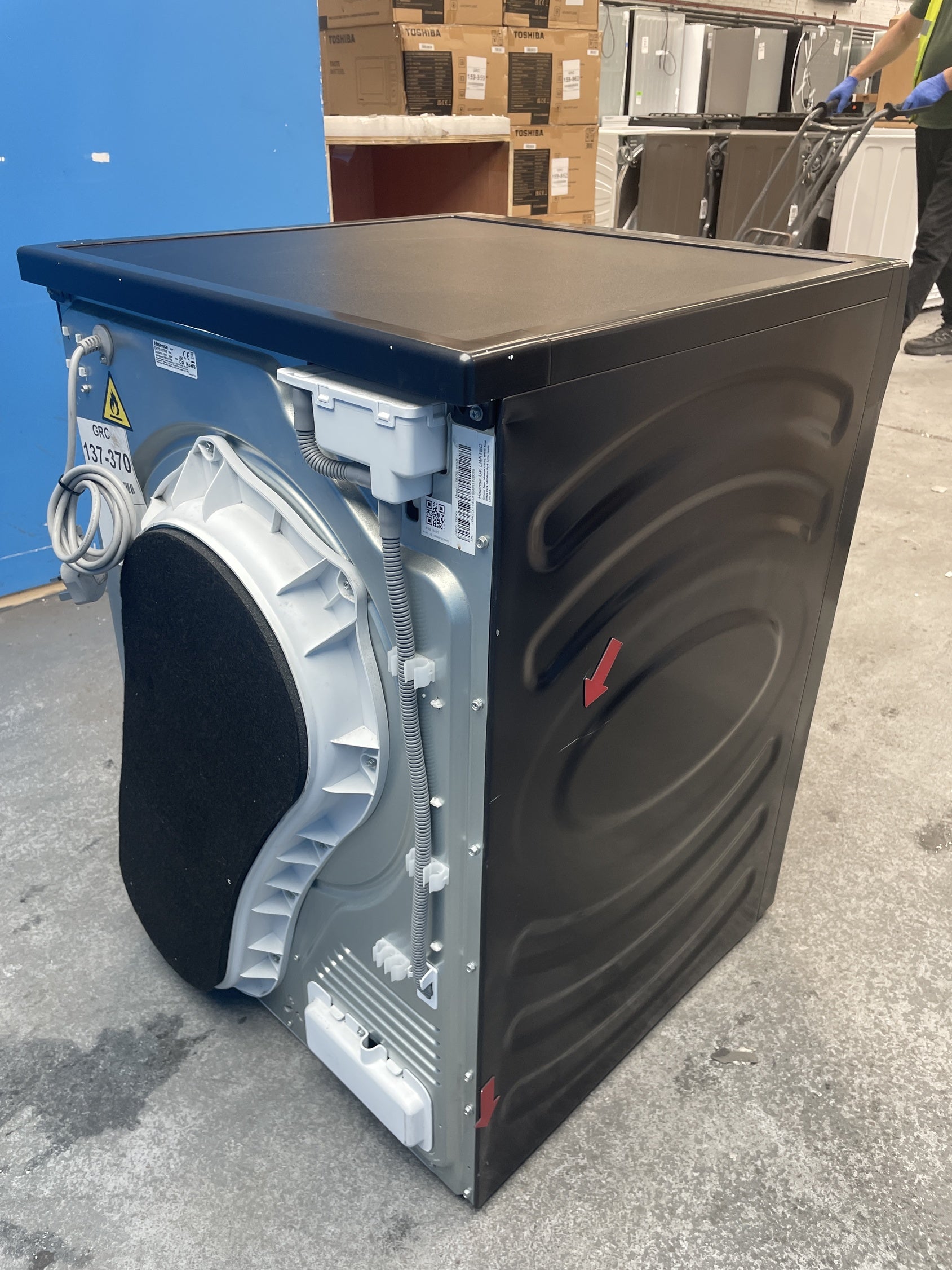 #GRC-137-370 - Hisense DH7S107BB 7S Series 10kg Heat Pump Tumble Dryer