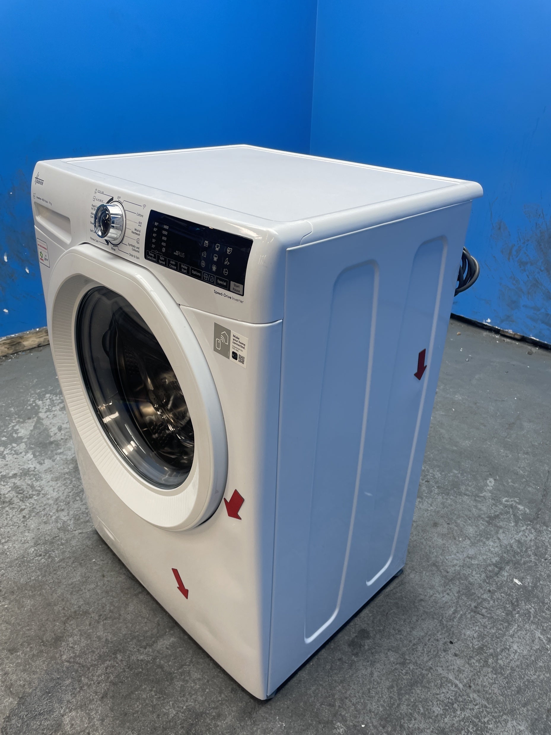 #GRC-159-994 - Hoover H-WASH 350 H3WPS696TAM6-80 9kg 1600rpm Washing Machine