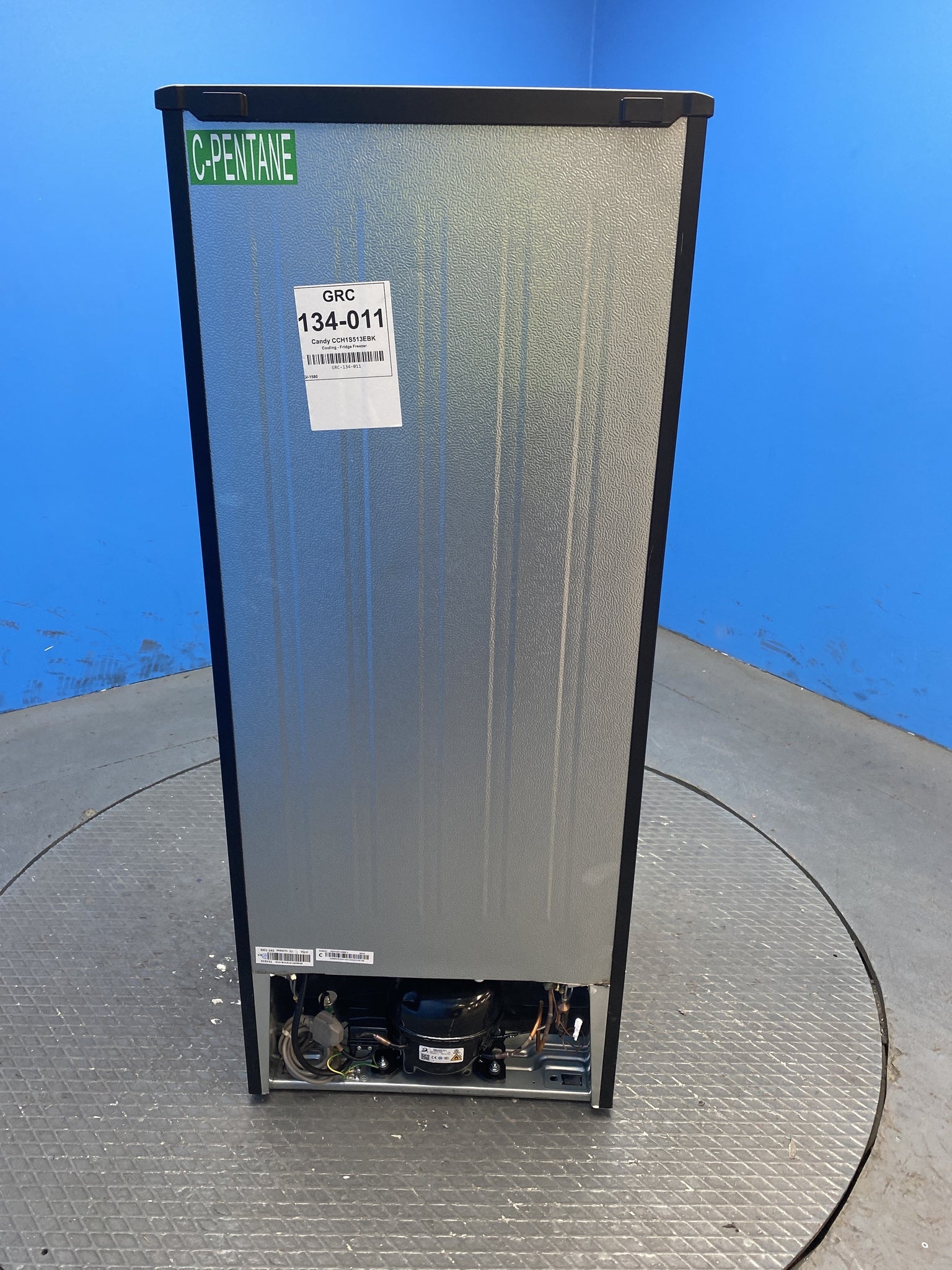 Candy CCH1S513EBK 185 Litre Combi Fridge Freezer