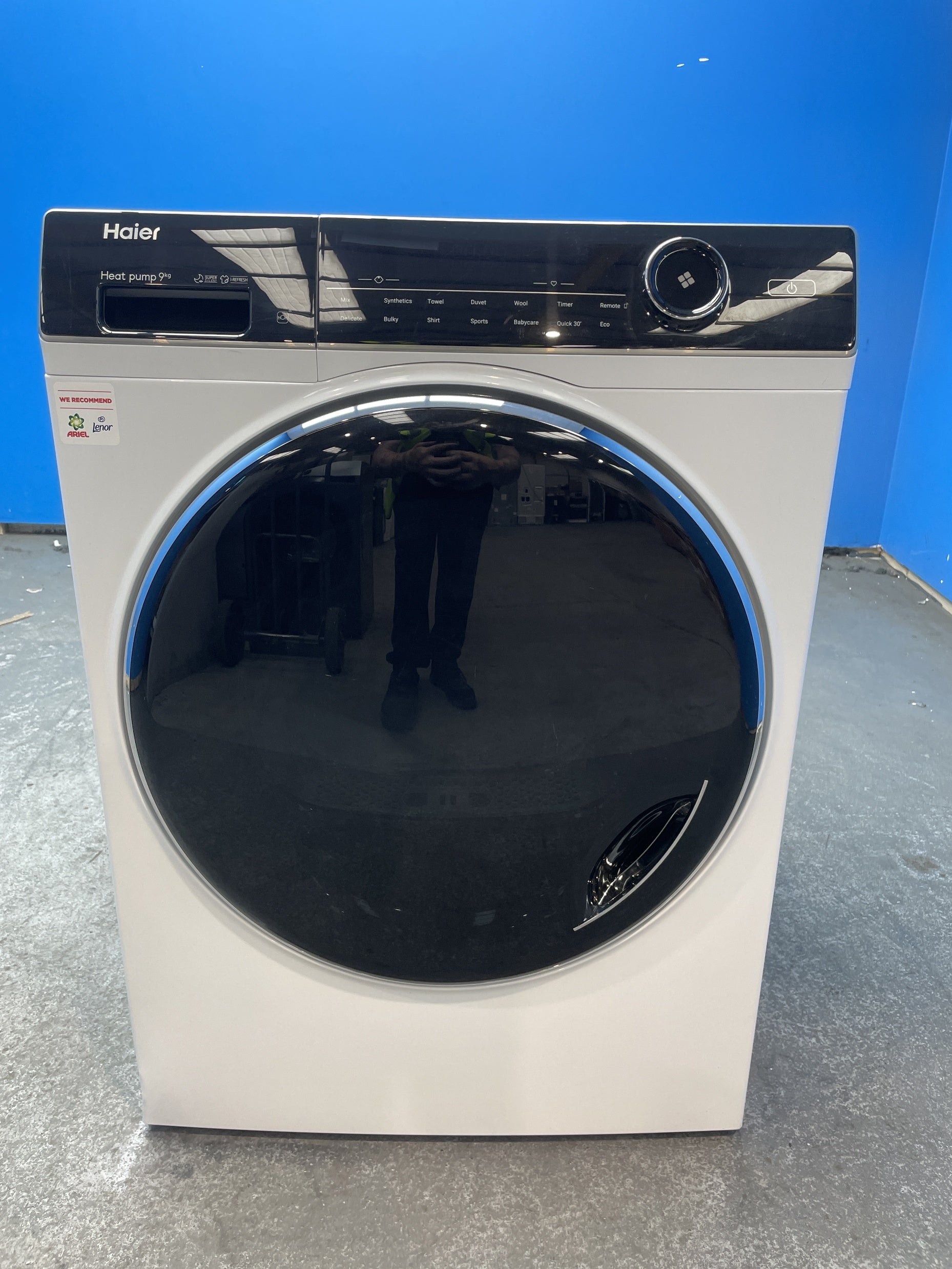 #GRC-155-769 - Haier HD90-A3Q979U1 I-Pro Series 7 Plus 9kg Heat Pump Dryer