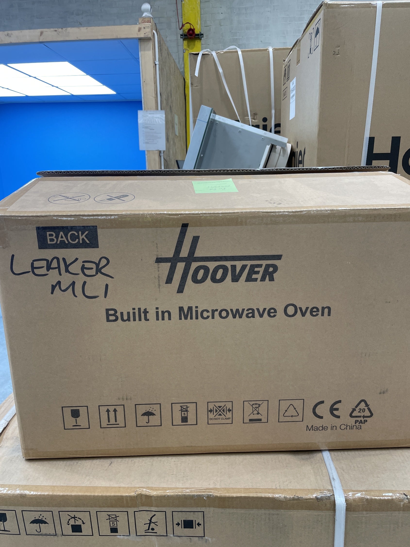 #GRC-157-175 - Hoover HO38SC3BF7XK Built-in Compact Microwave with Grill