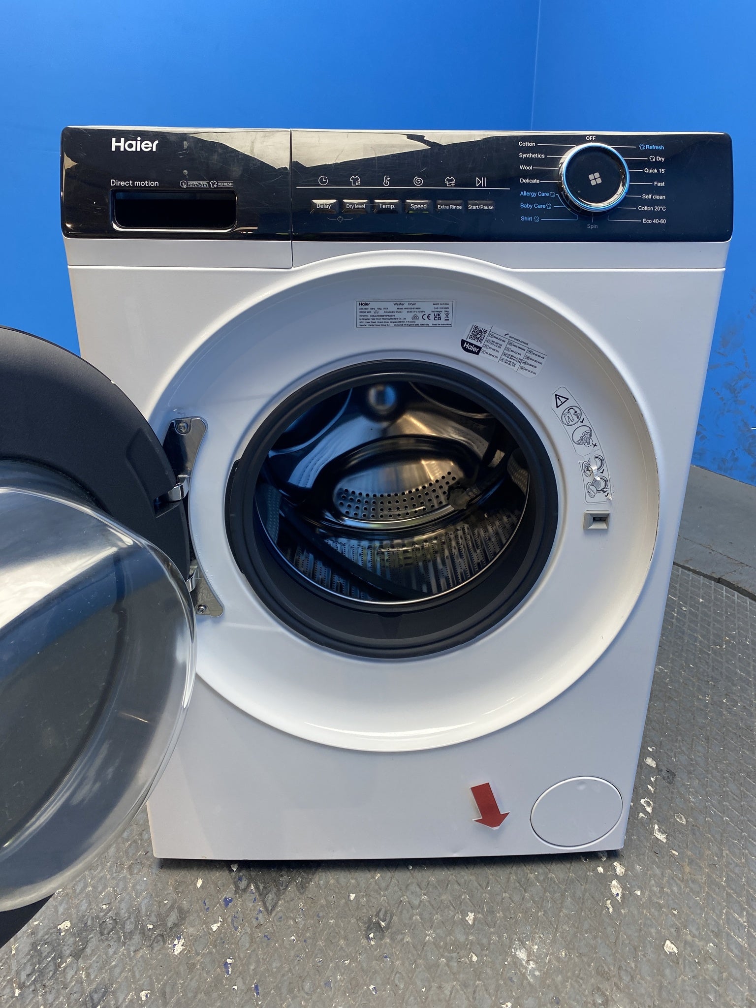 Haier HWD100-B14939 Series 3 10kg / 6kg 1400 Spin Washer Dryer