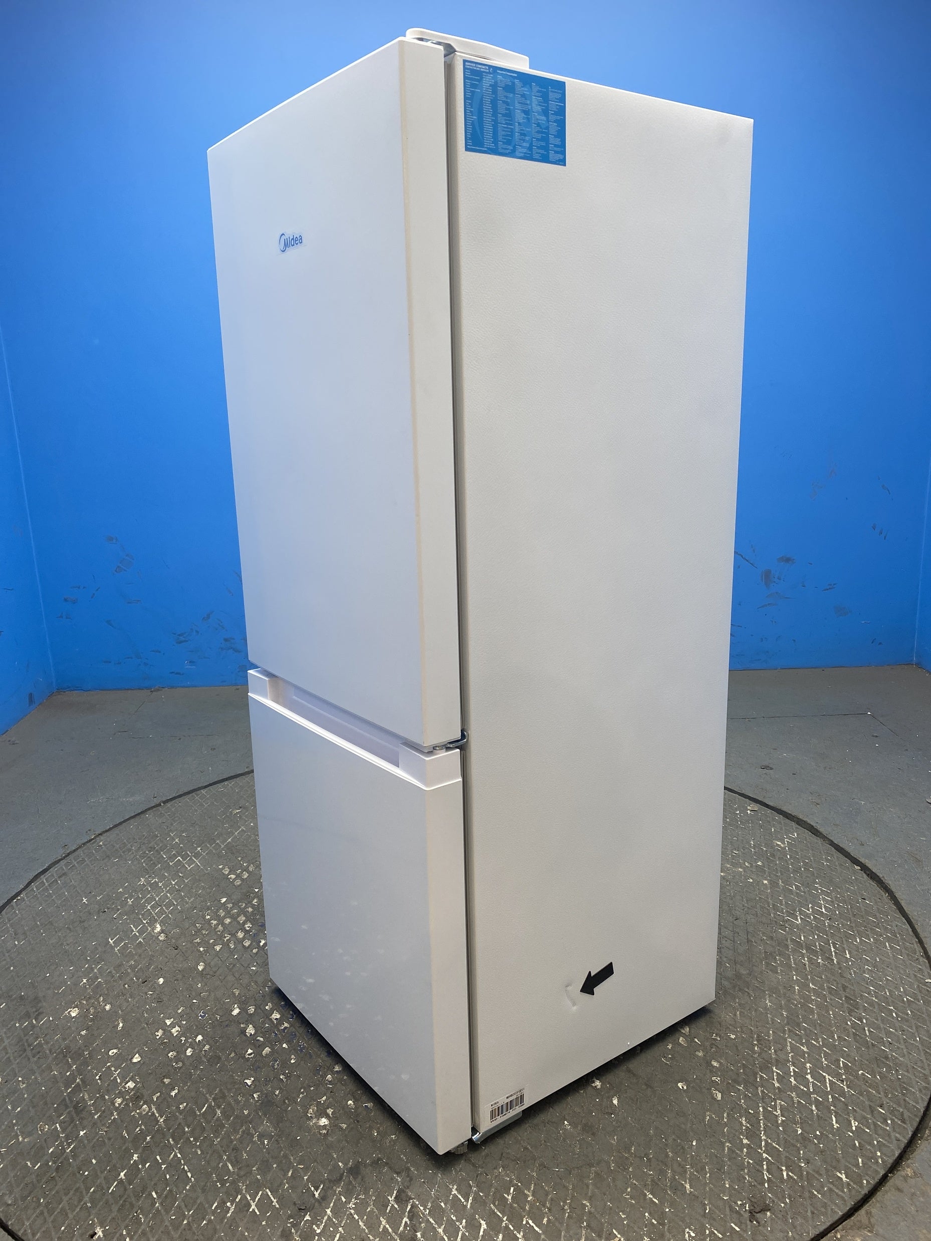 #GRC-158-804 - Midea MDRB202FGE01 47cm Wide Low Frost Combi Fridge Freezer