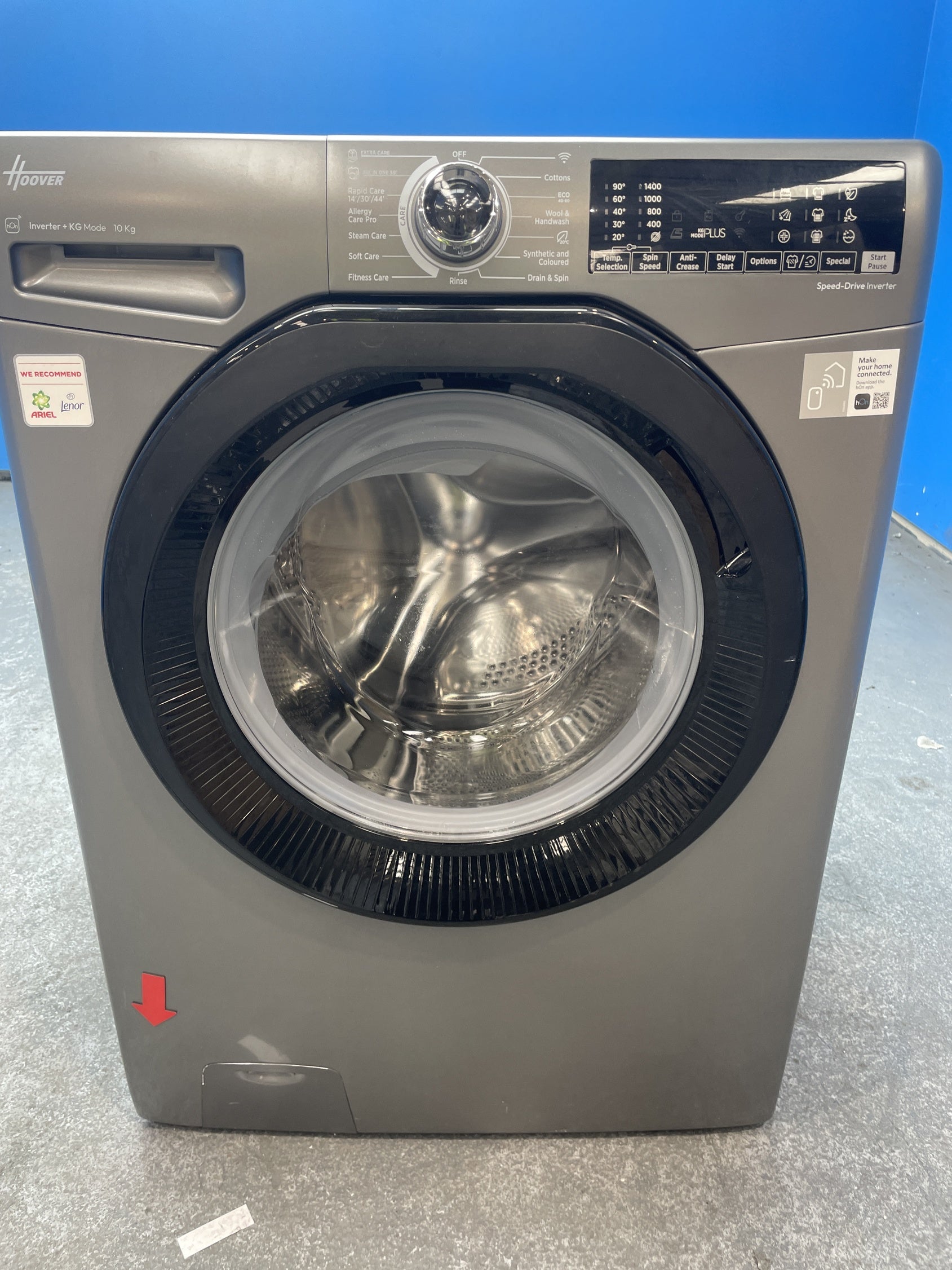 #GRC-157-339 - Hoover H3B13WPS4106TAMBR 10kg 1400 Spin Washing Machine