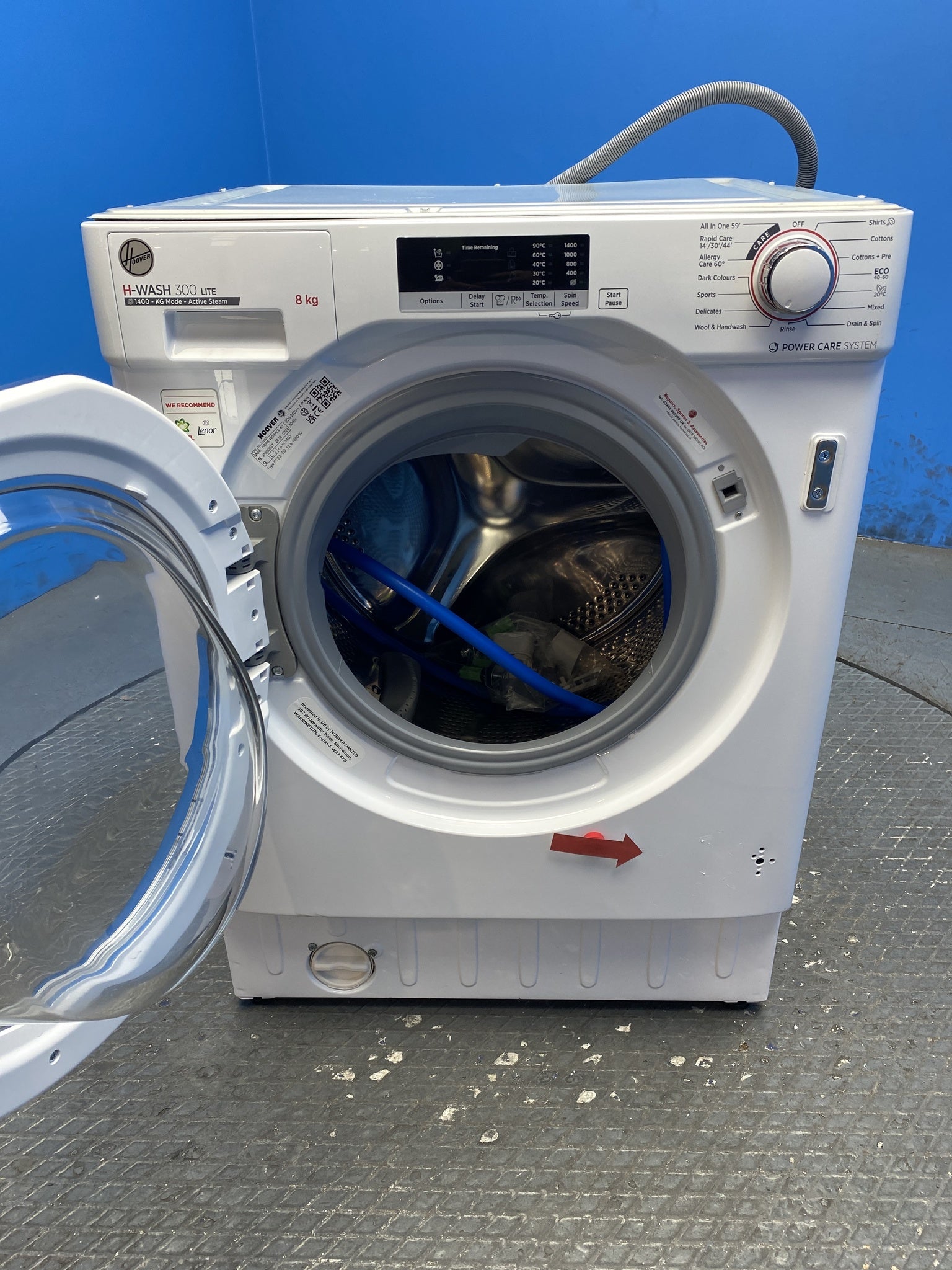 Hoover HBWS48D2ACE Integrated 8kg 1400 Spin Washing Machine