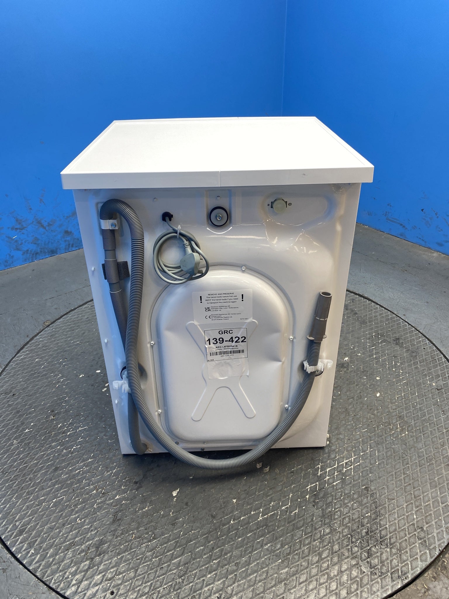 AEG 9kg 1400 Spin Washing Machine with ProSense