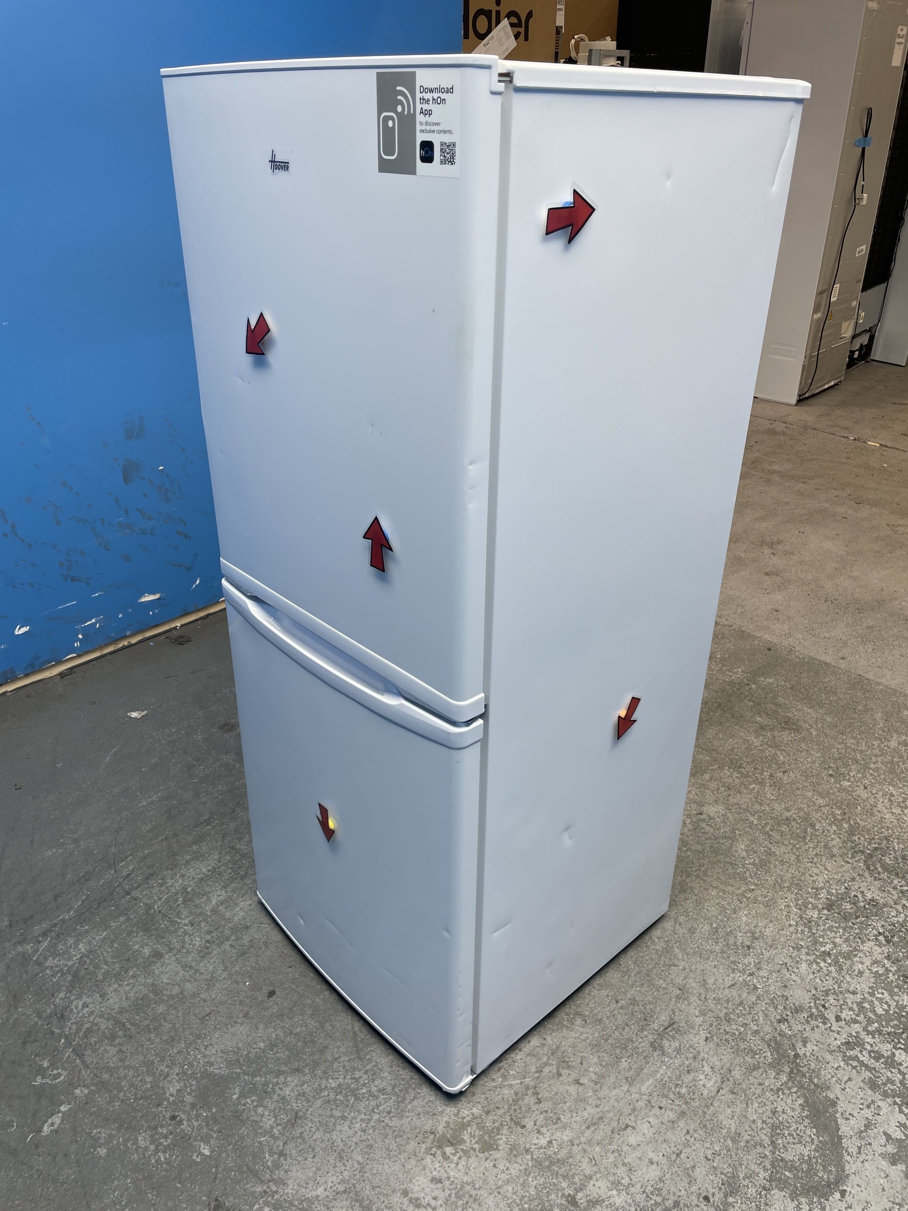 #GRC-156-441 - Hoover HOCH1S513EWK 185 Litre Combi Fridge Freezer