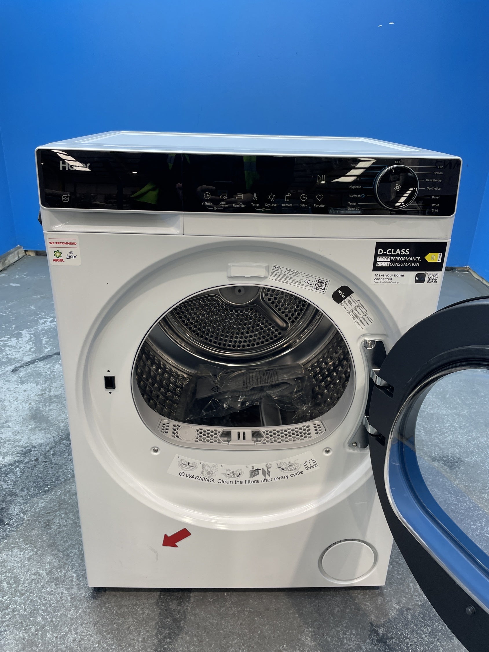 #GRC-160-339 - Haier HD80-D357U1 8kg Heat Pump Tumble Dryer