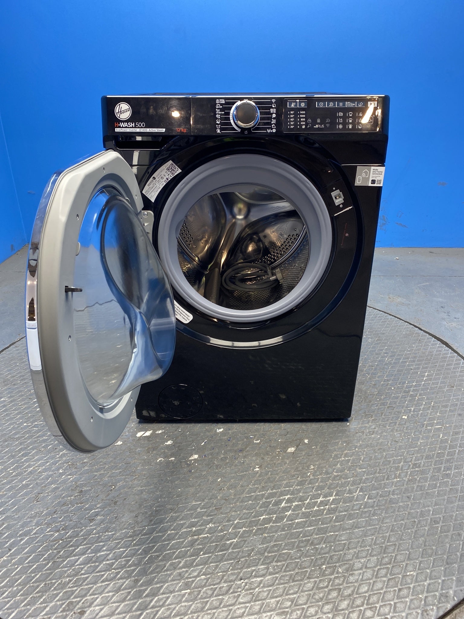 Hoover HW412AMBCB 12kg 1400 Spin Washing Machine