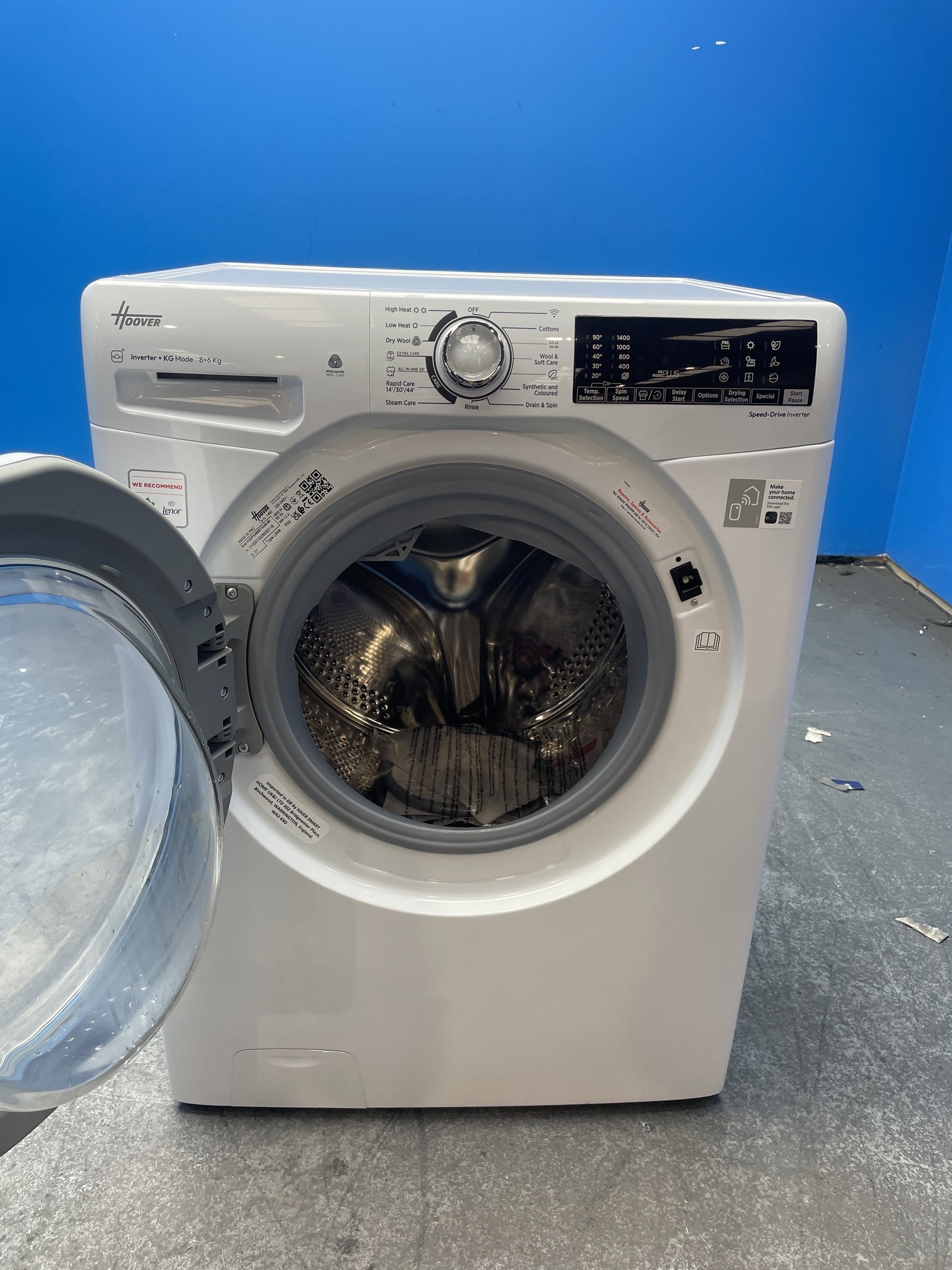 #GRC-159-013 - Hoover H3DPS4866TAM6 8kg/6kg 1400rpm Washer Dryer