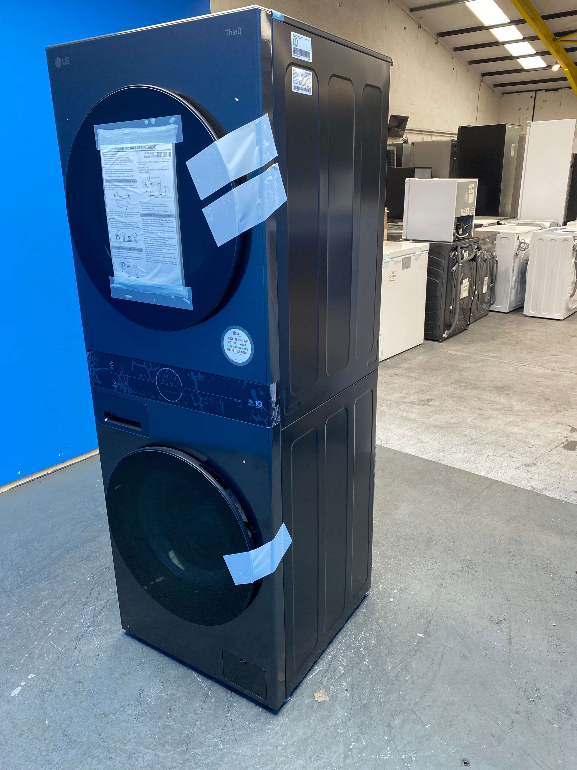 LG WT1210BBTN1 WashTower™ 12kg / 10kg 1400 Spin Washer Dryer