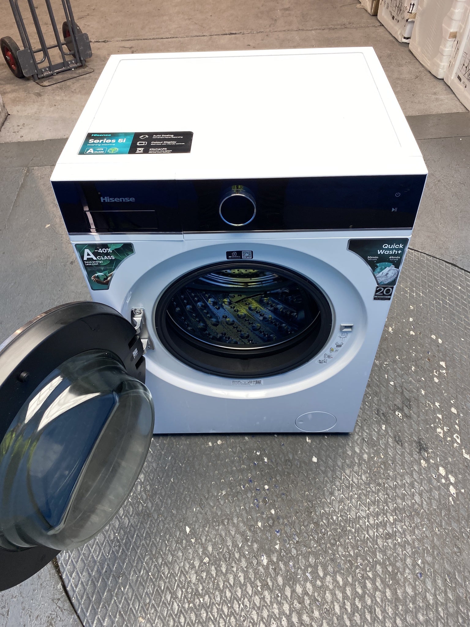 Hisense WF5I1045BWQ KitchenFit 5i 10.5 kg WiFi Washing Machine