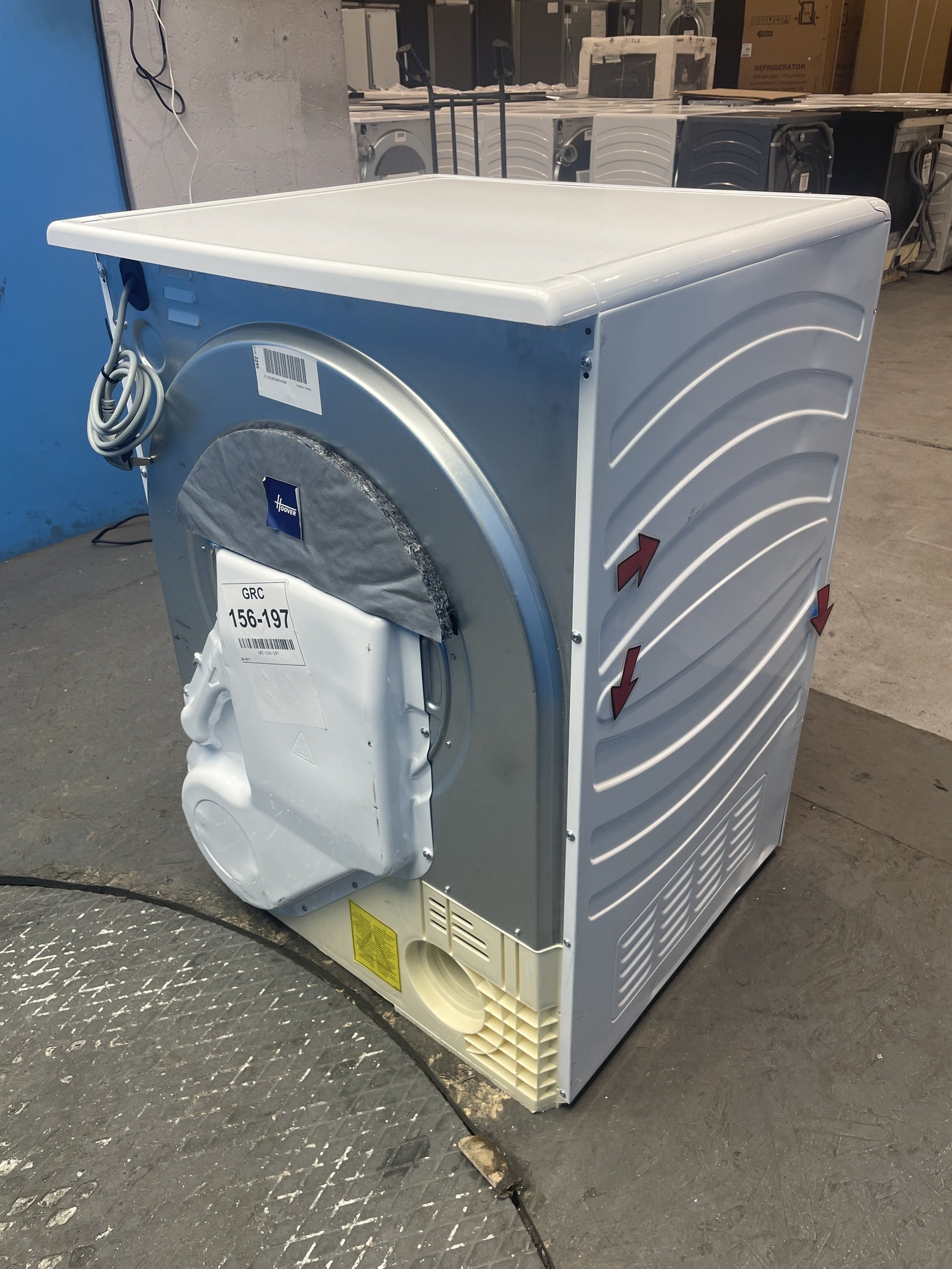 #GRC-156-197 - Hoover HLE V10DG-80 10kg Vented Tumble Dryer