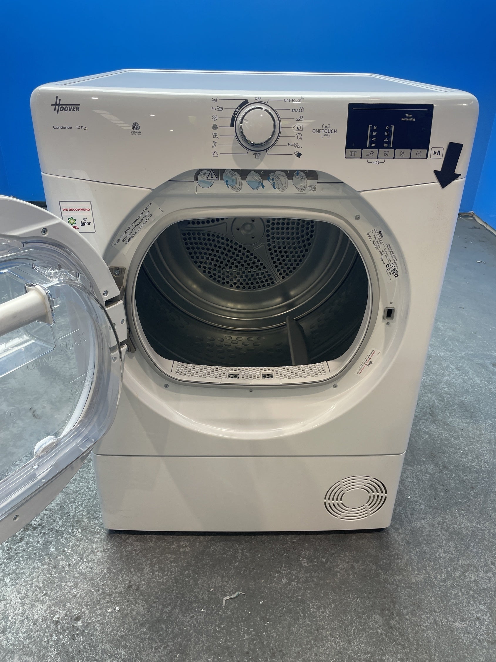 #GRC-157-278 - Hoover H-DRY 300 HLE C10DE-80 10kg Condenser Tumble Dryer