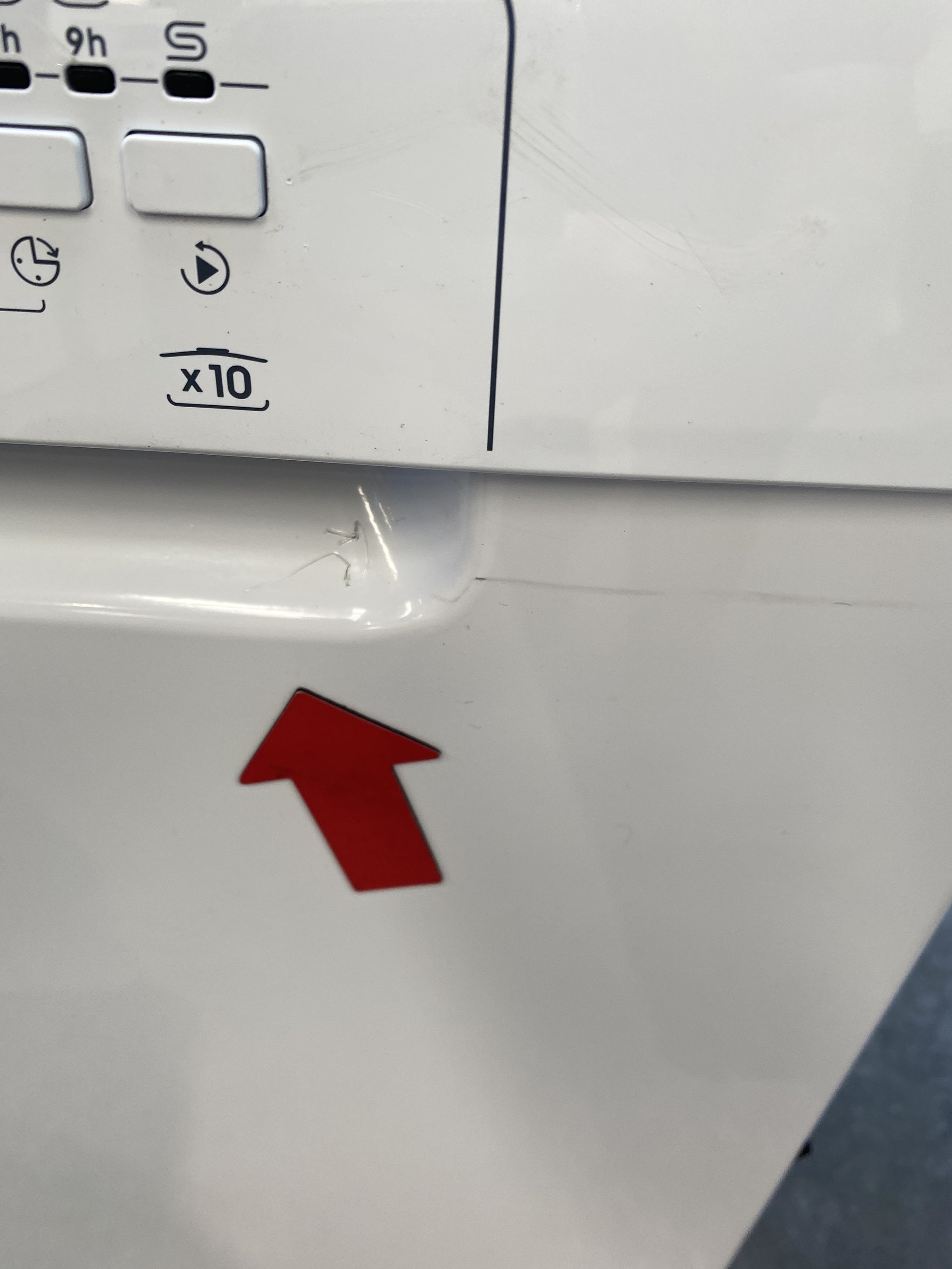 #GRC-159-718 - Candy CDPH 2L1049W Slimline 10 Place Brava Dishwasher