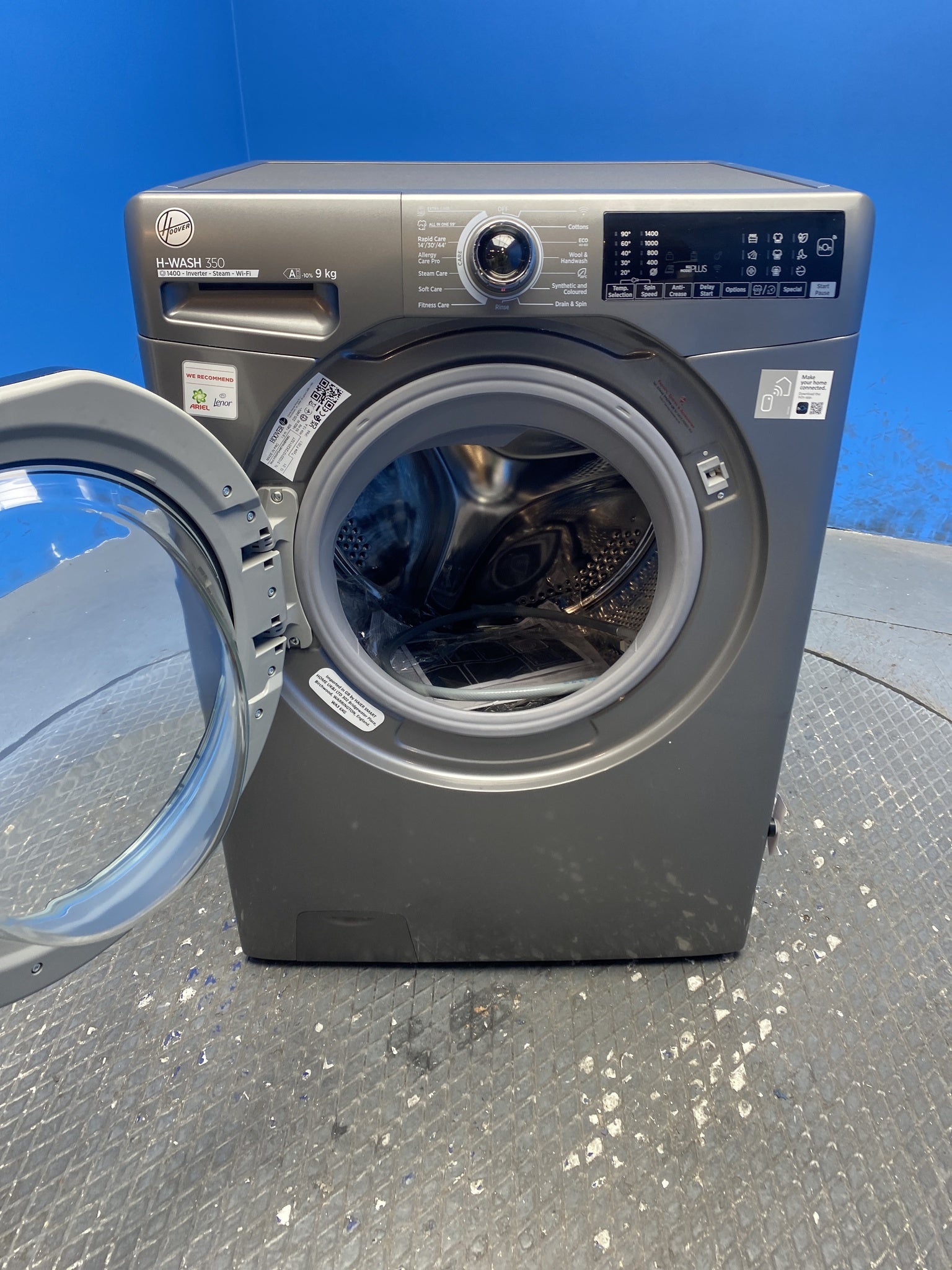 Hoover H3WPS496TAMBR680 9kg 1400 Spin Washing Machine