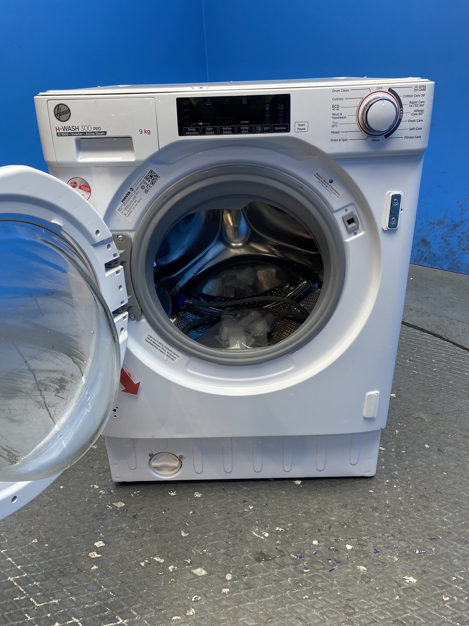Hoover HBWOS69TMET Integrated  9kg 1600 Spin Washing Machine