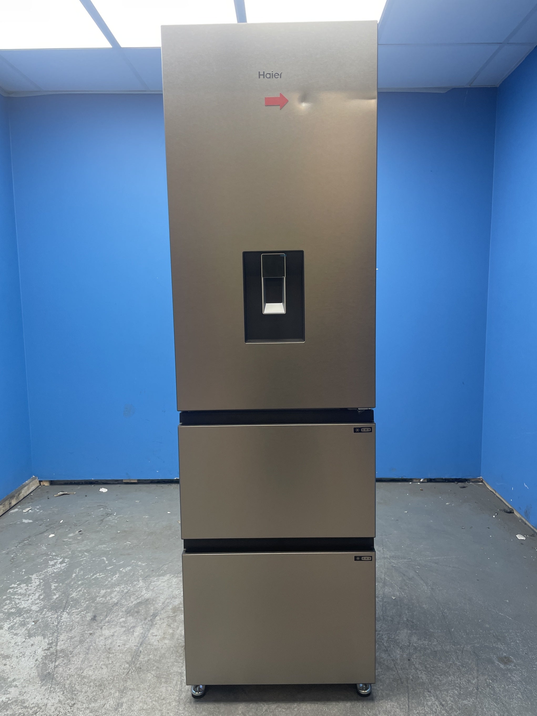 #GRC-159-538 - Haier 3D Combi Series 3 HTR3518EWMXK 60/40 Fridge Freezer