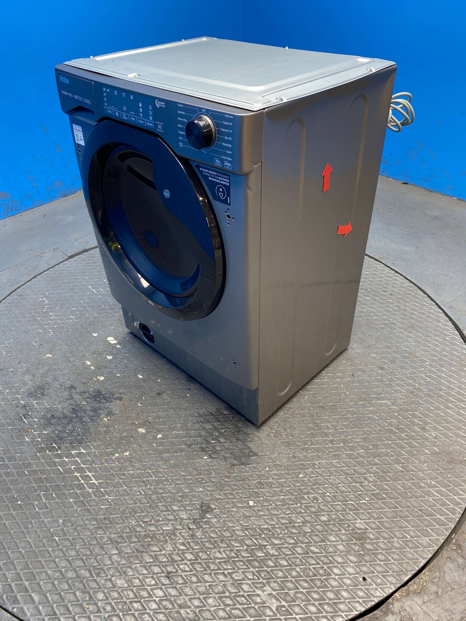 Haier HWQ90B416FWBR Series 4 Integrated 9kg 1600 Spin Washing Machine