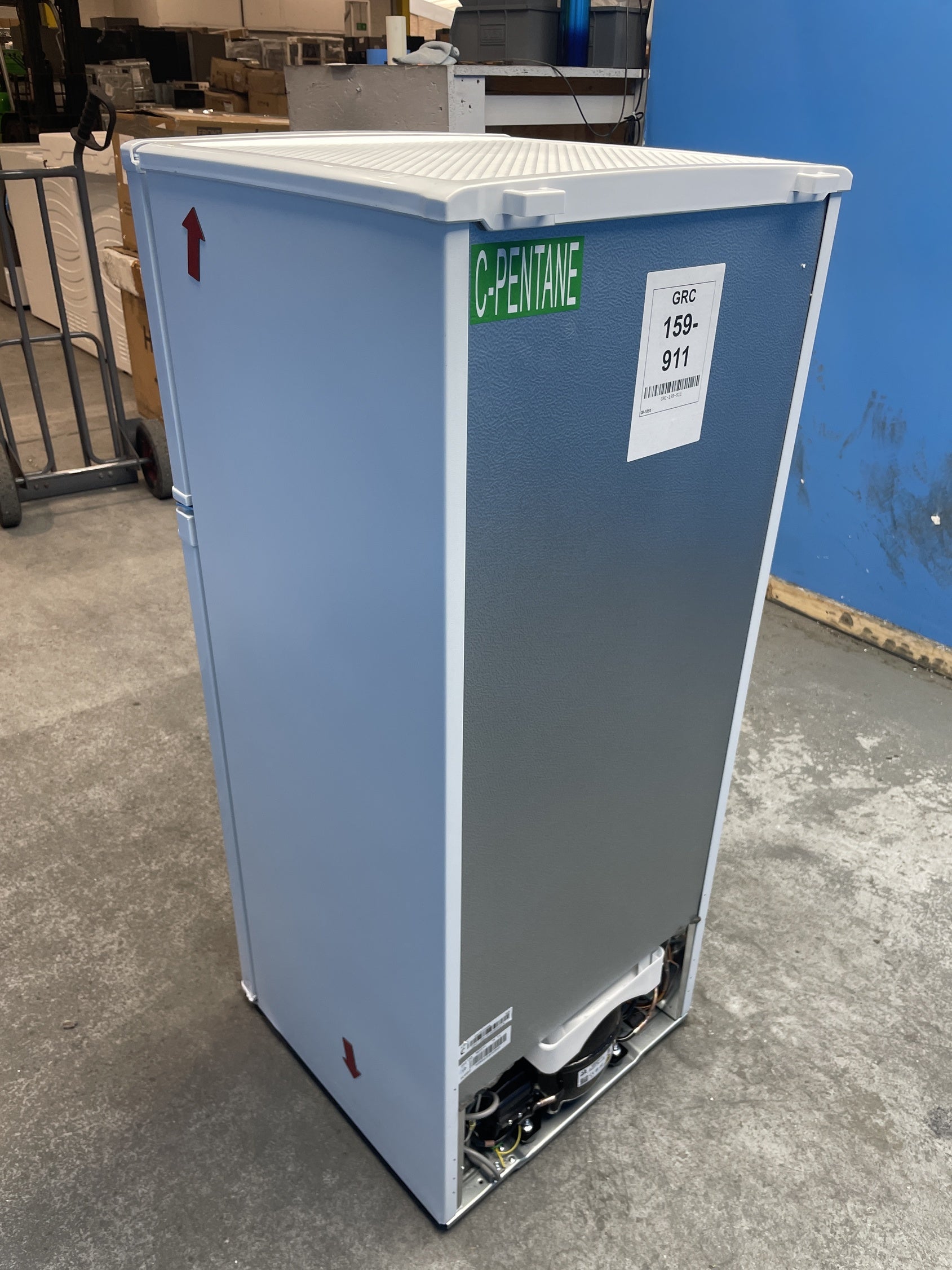 #GRC-159-911 - Candy CDH1S313EWK Slimline 117 Litre Top Mount Fridge Freezer